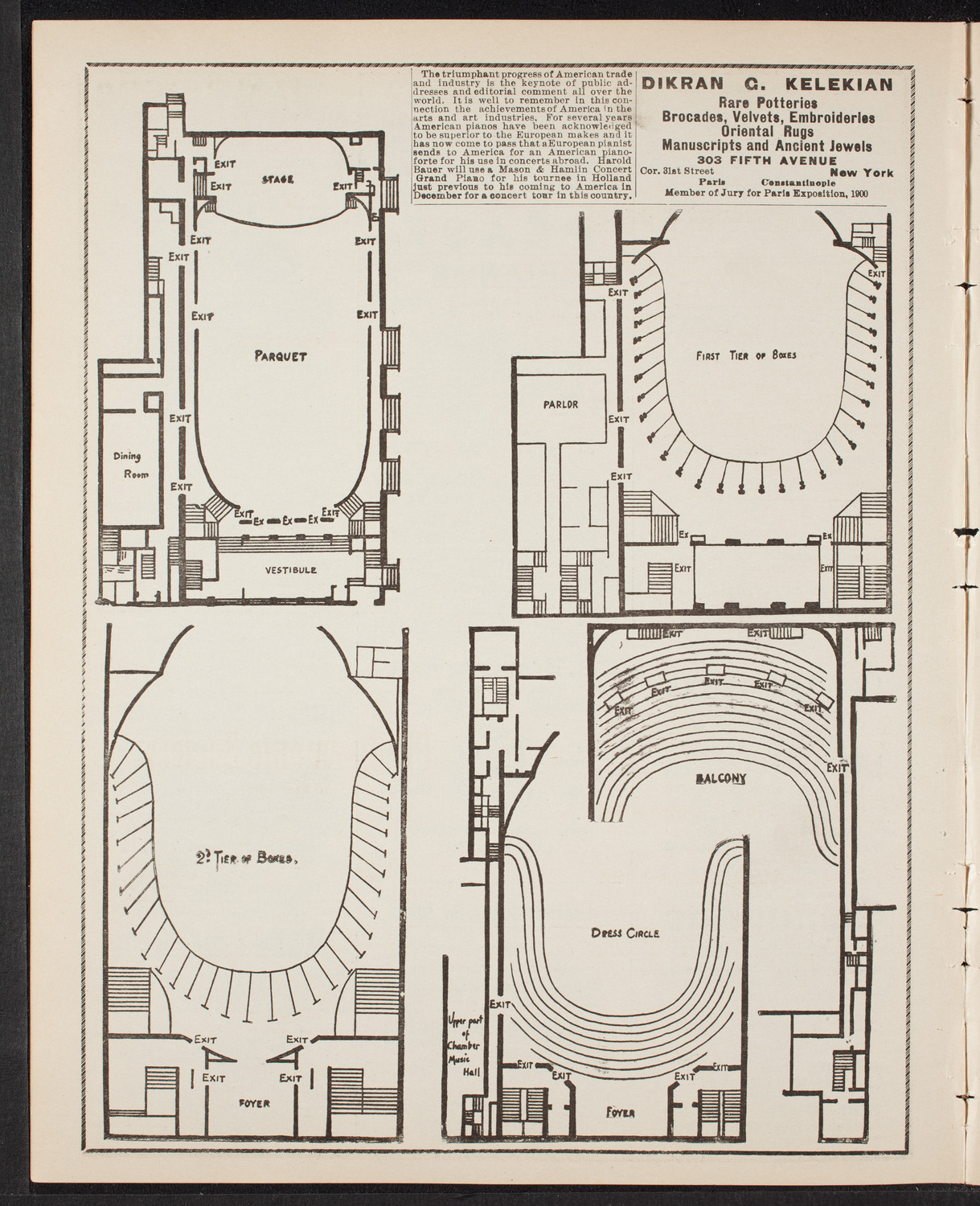 Brain Workers' League Grand Entertainment, May 11, 1902, program page 4