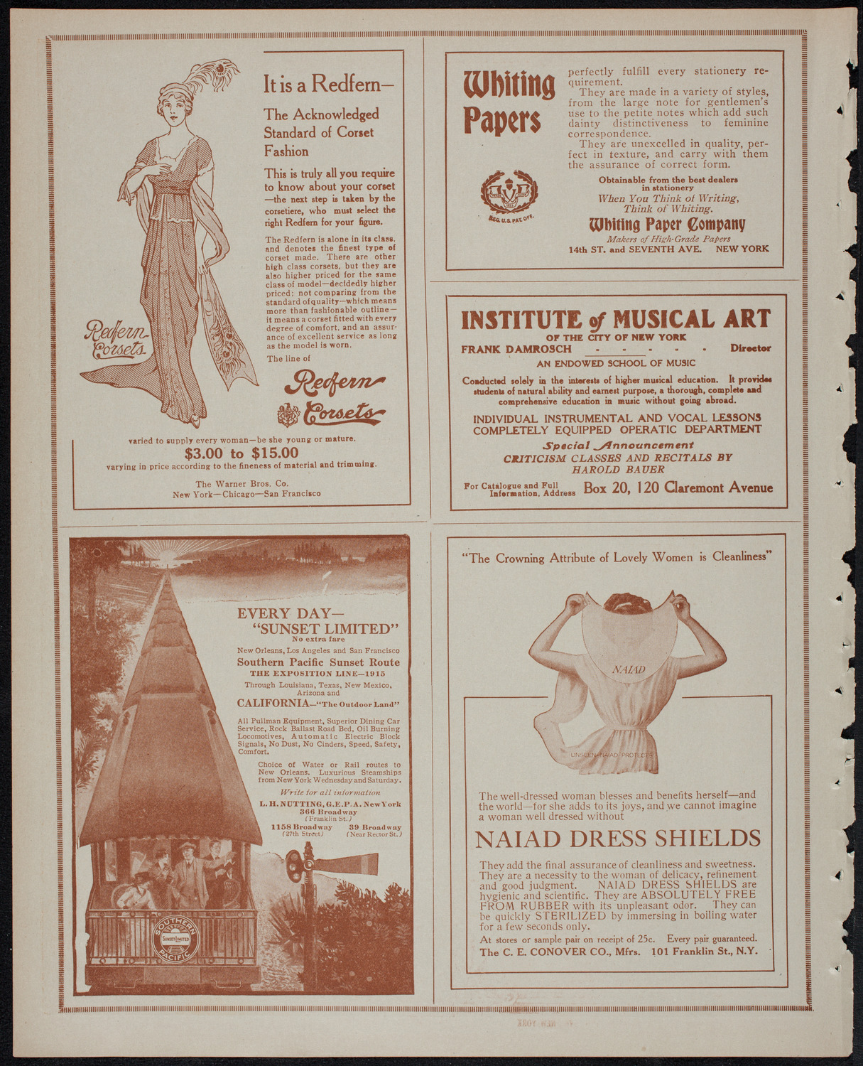 Josef Hofmann, Piano, November 25, 1913, program page 2