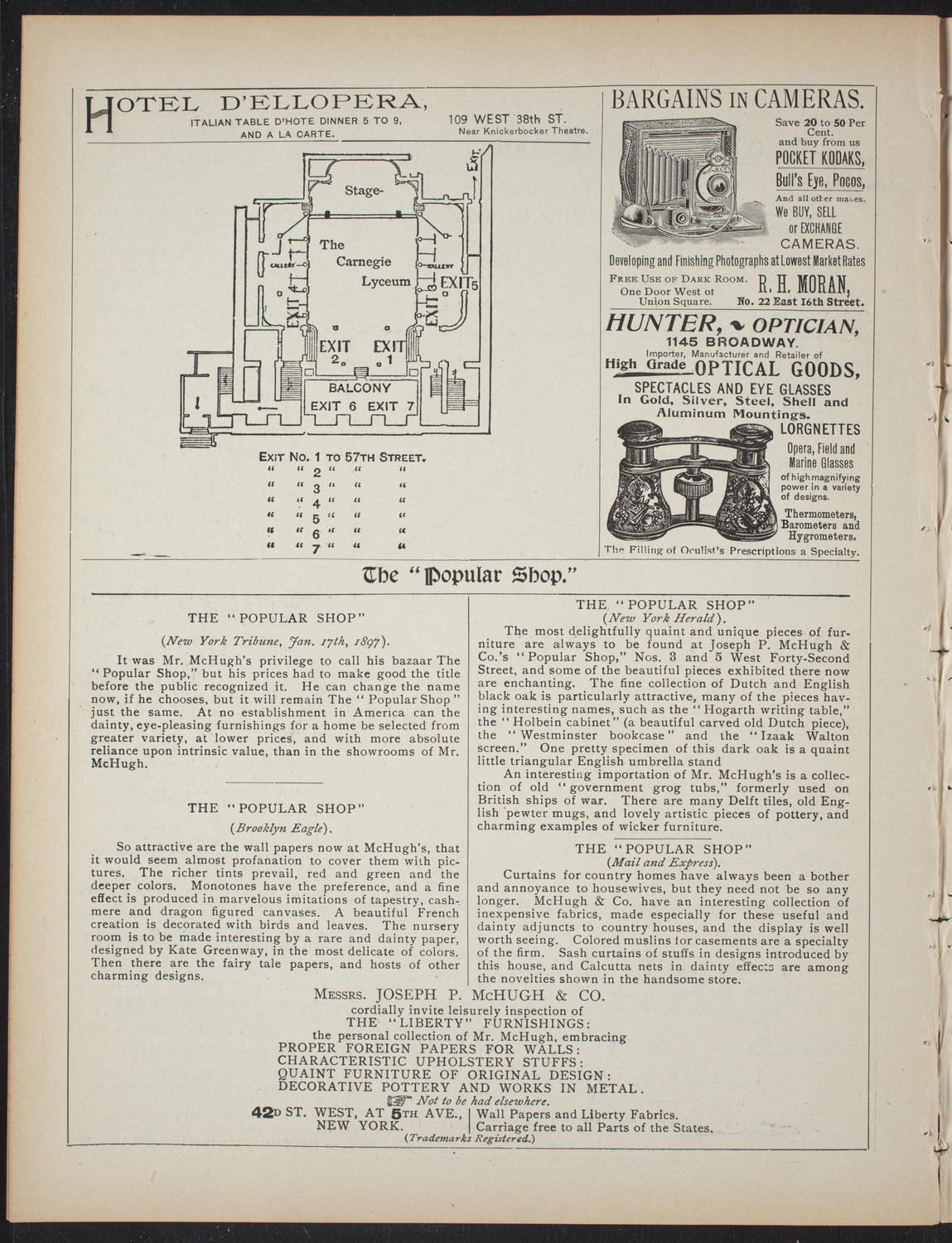 Saturday Morning Conferences on Comparative Literature, February 13, 1897, program page 6