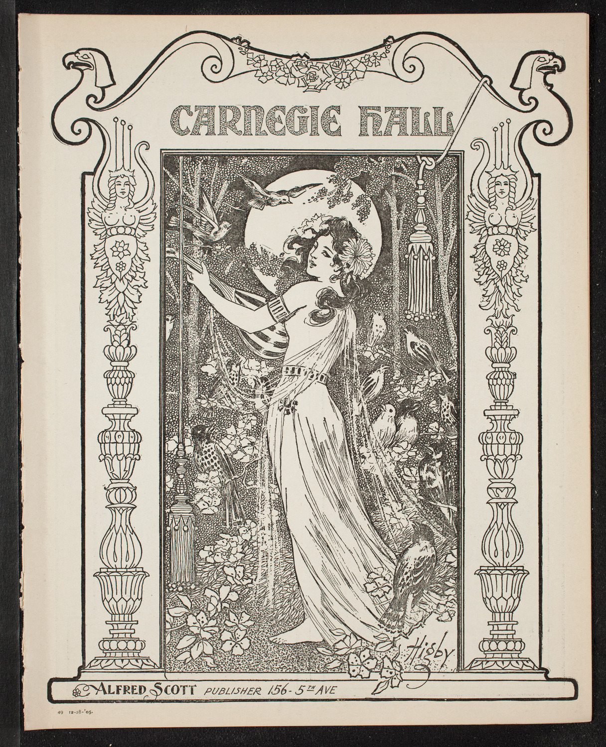 Oratorio Society of New York, December 28, 1905, program page 1