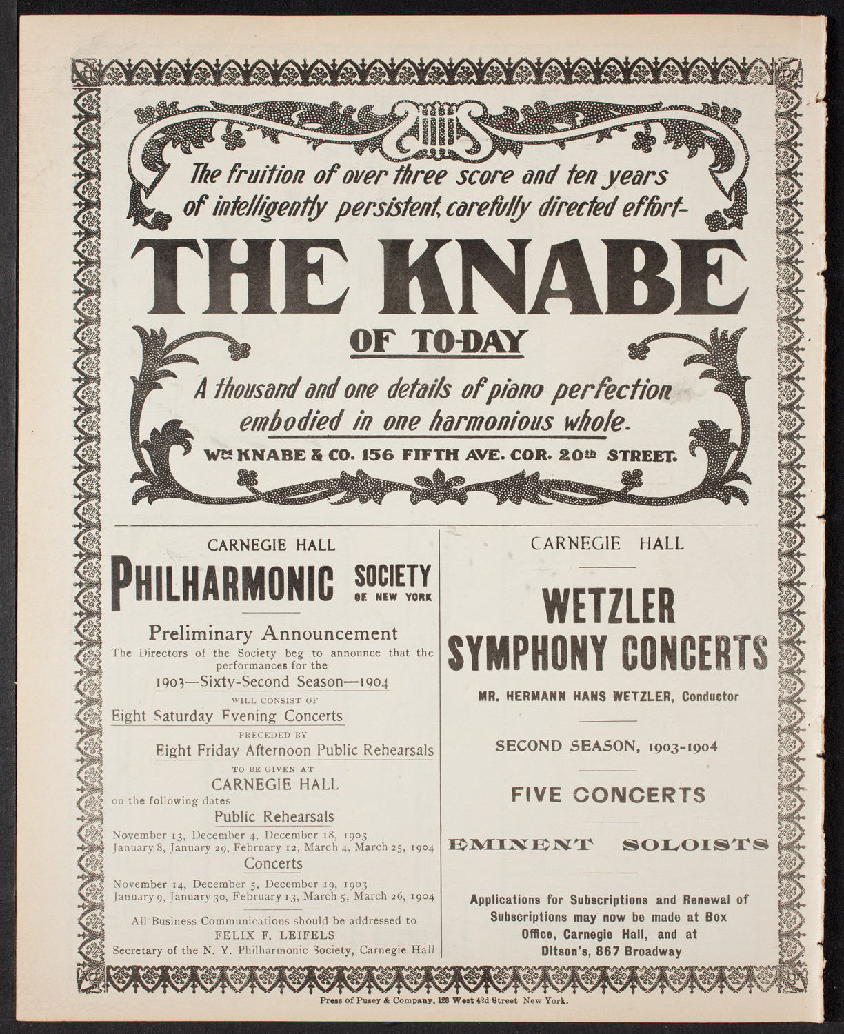 Graduation: College of Pharmacy of the City of New York, April 30, 1903, program page 12