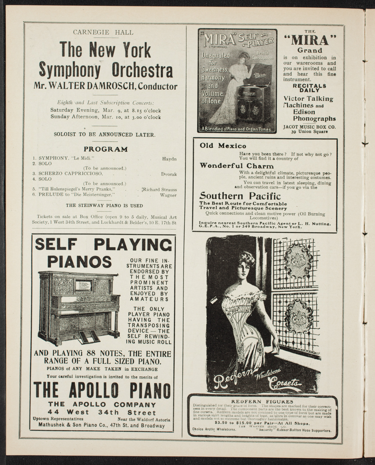 Russian Symphony Society of New York, February 7, 1907, program page 2