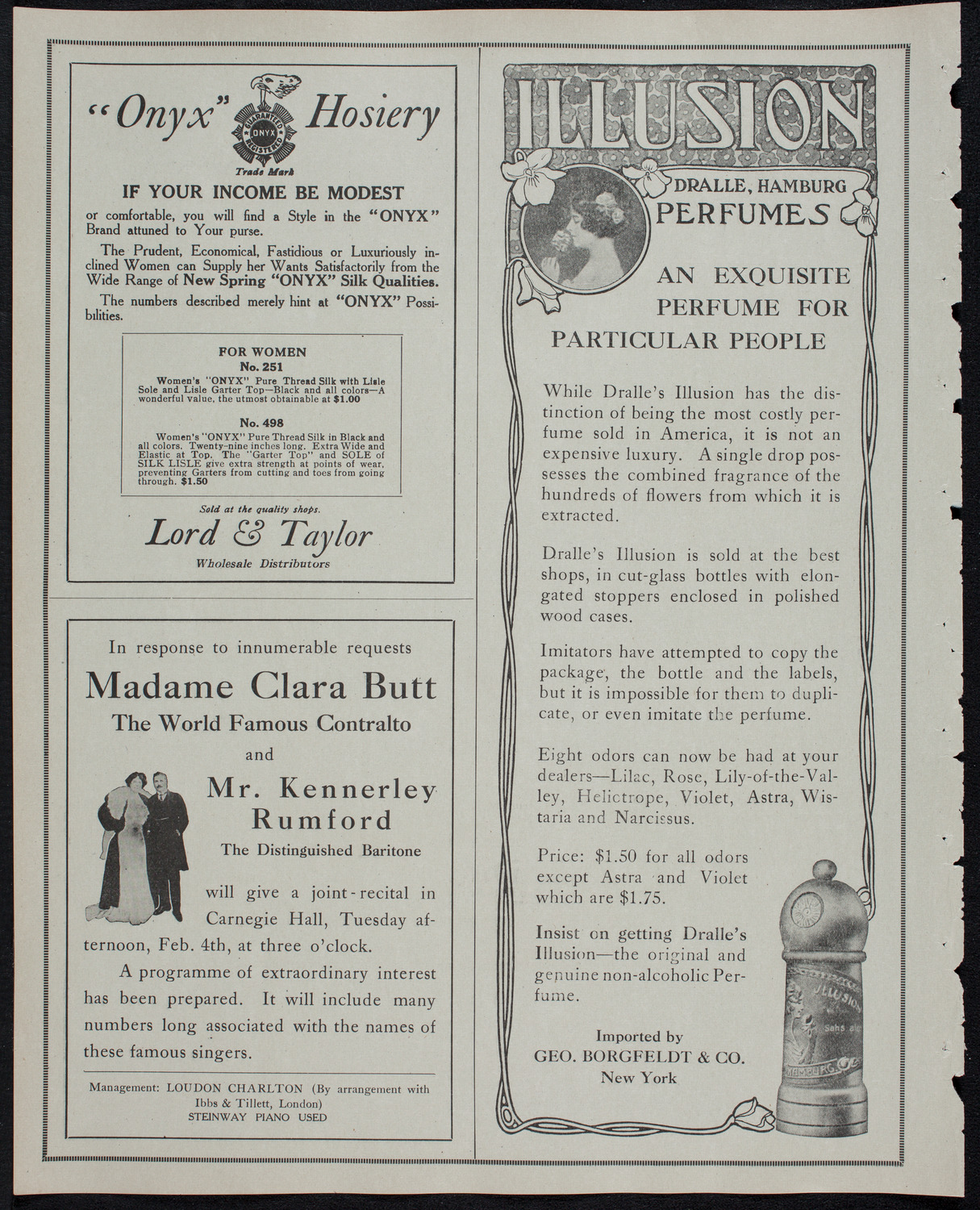 Ernest Schelling, Piano, January 25, 1913, program page 8