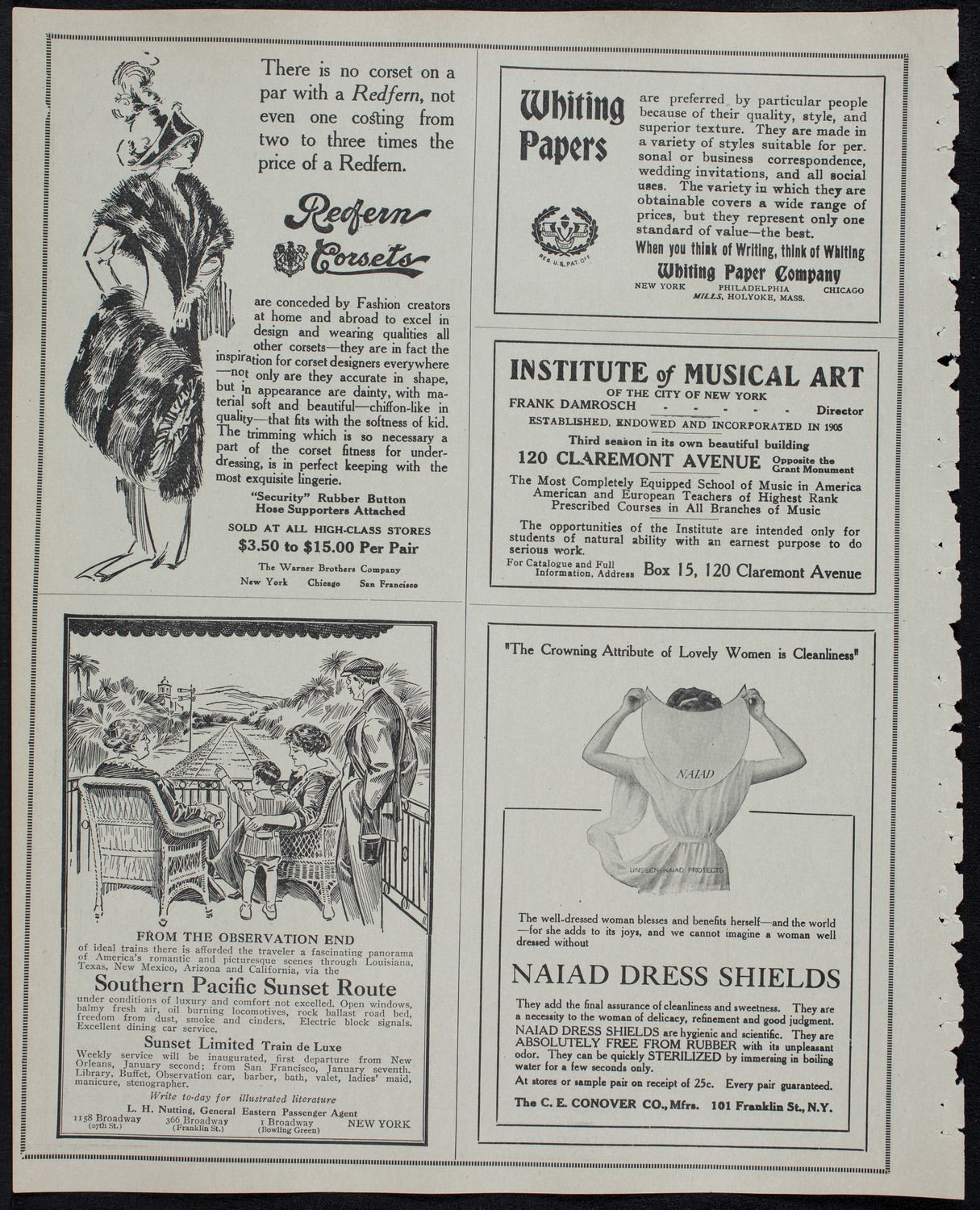 Julia Culp, Contralto, January 10, 1913, program page 2