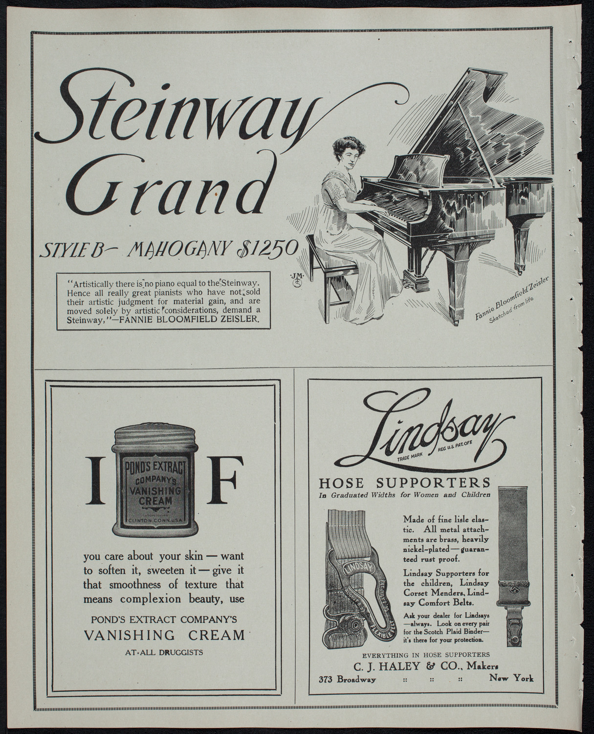 MacDowell Chorus of the Schola Cantorum of New York, April 17, 1913, program page 4