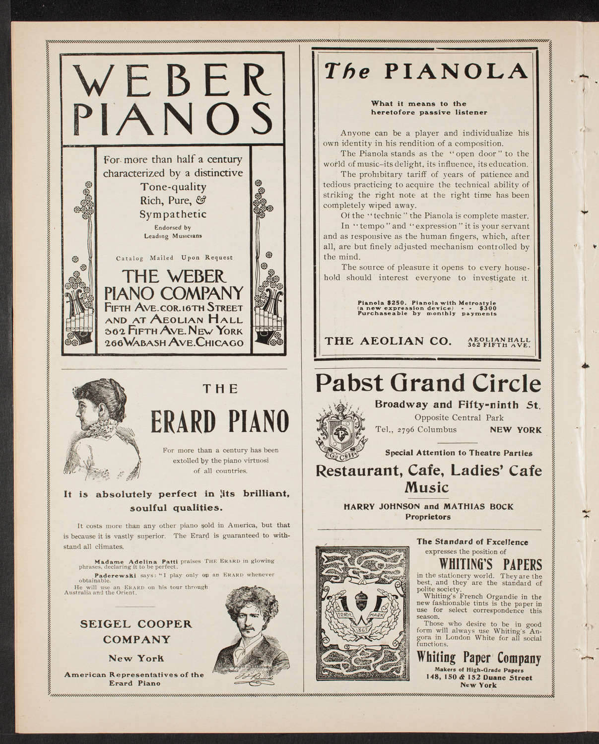 New York Philharmonic, December 4, 1903, program page 6