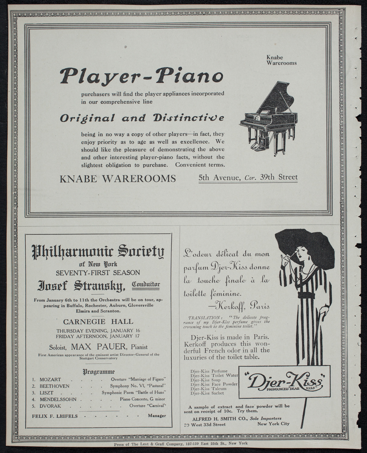 Lecture by Roald Amundsen: The Discovery of the South Pole, January 14, 1913, program page 12