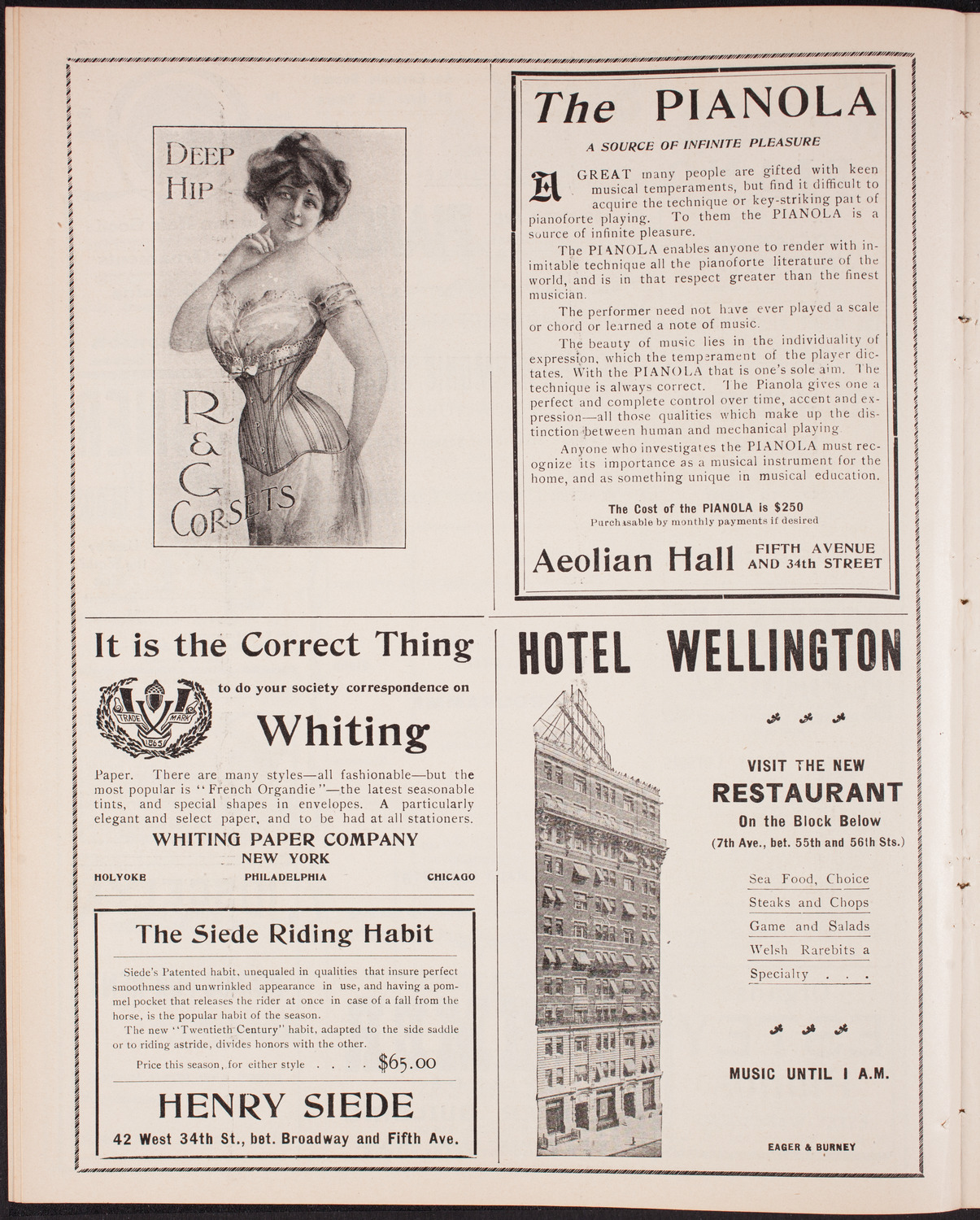 New York Philharmonic, December 6, 1902, program page 6