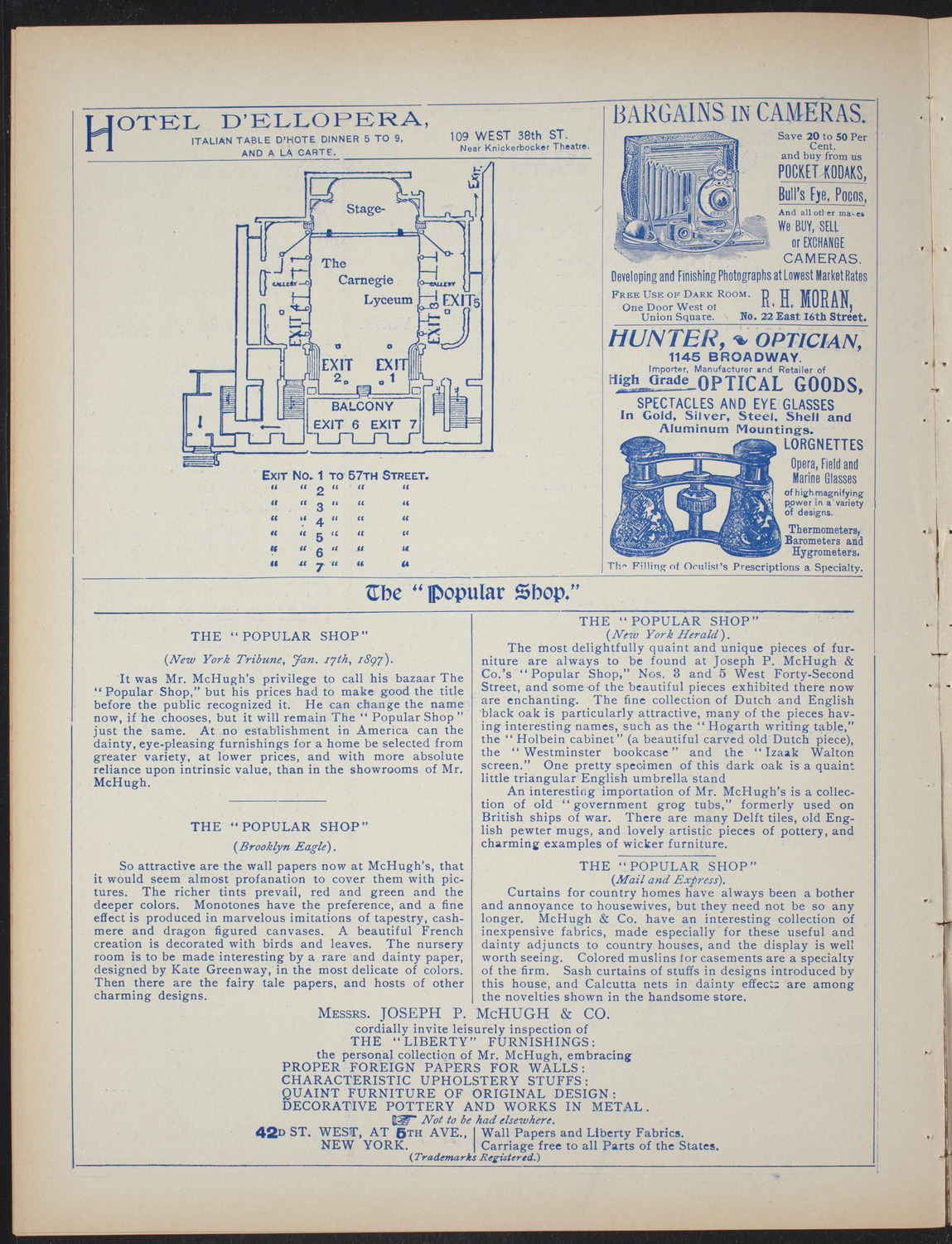 Columbia College Musical Society, February 19, 1897, program page 6