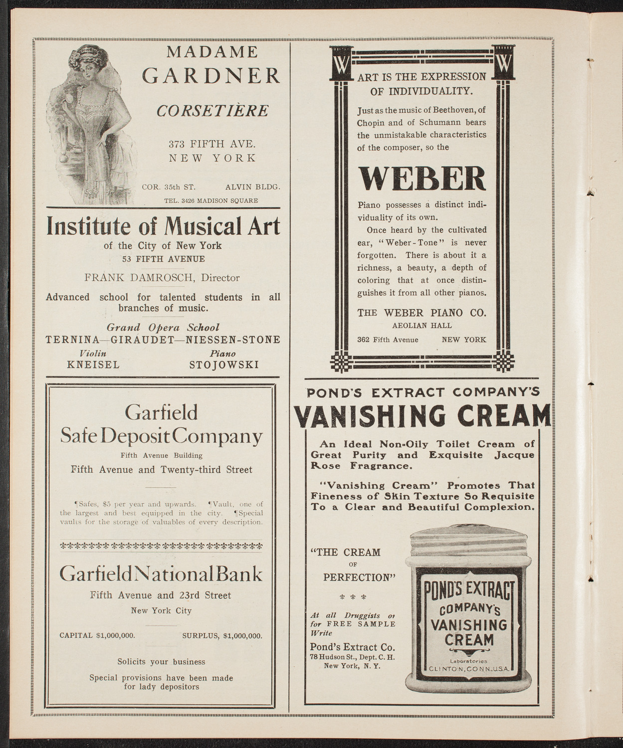 Russian Symphony Society of New York, January 1, 1910, program page 6