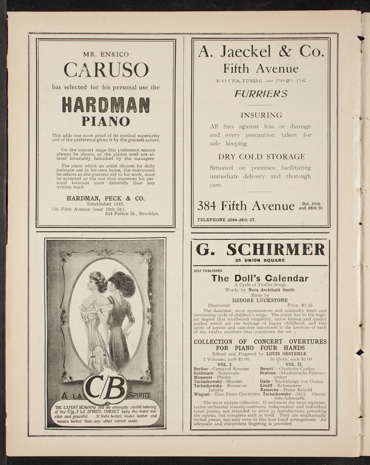 The Civic Forum, March 12, 1909, program page 8