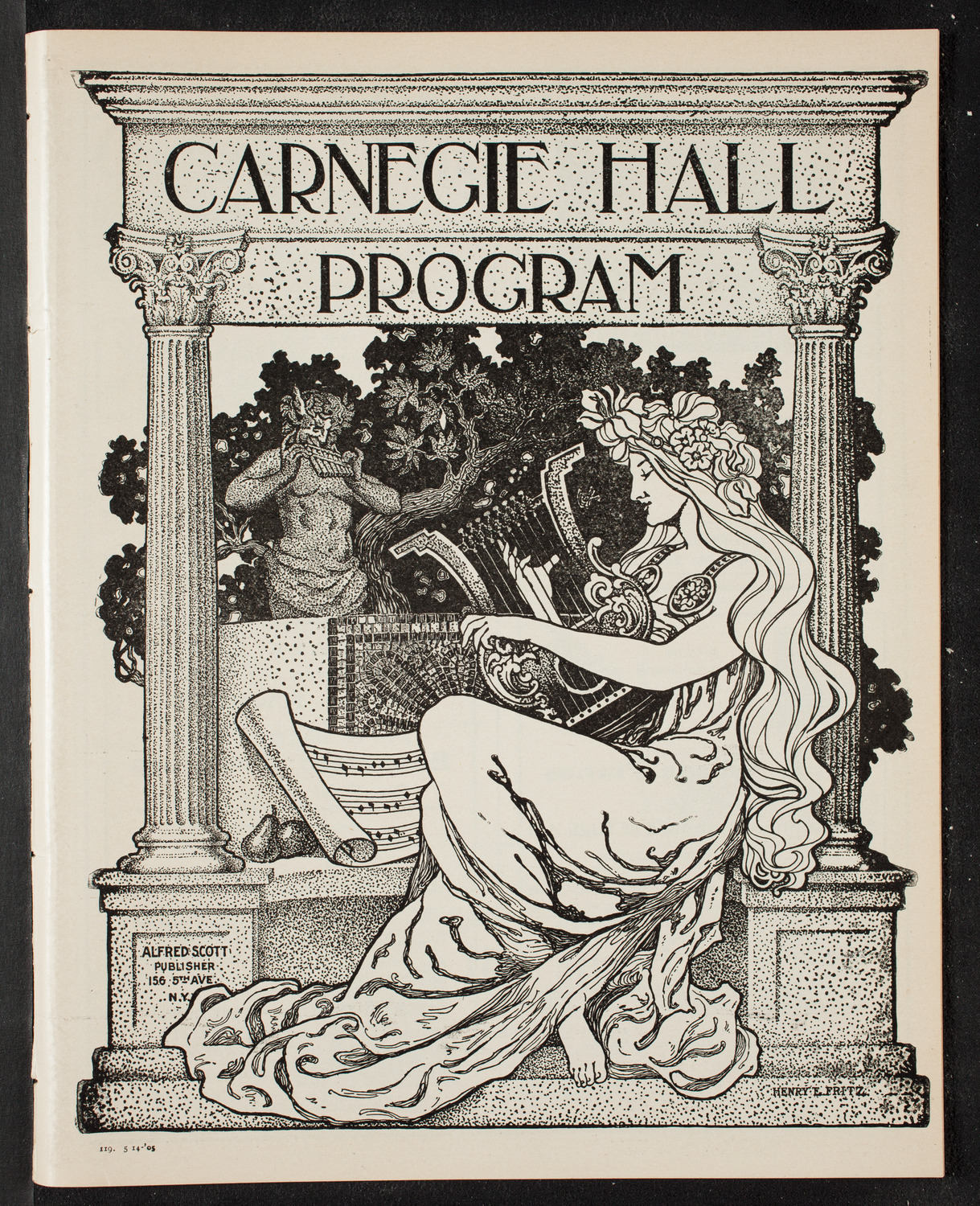 Daniel Wischnevetzky with Others, May 14, 1905, program page 1