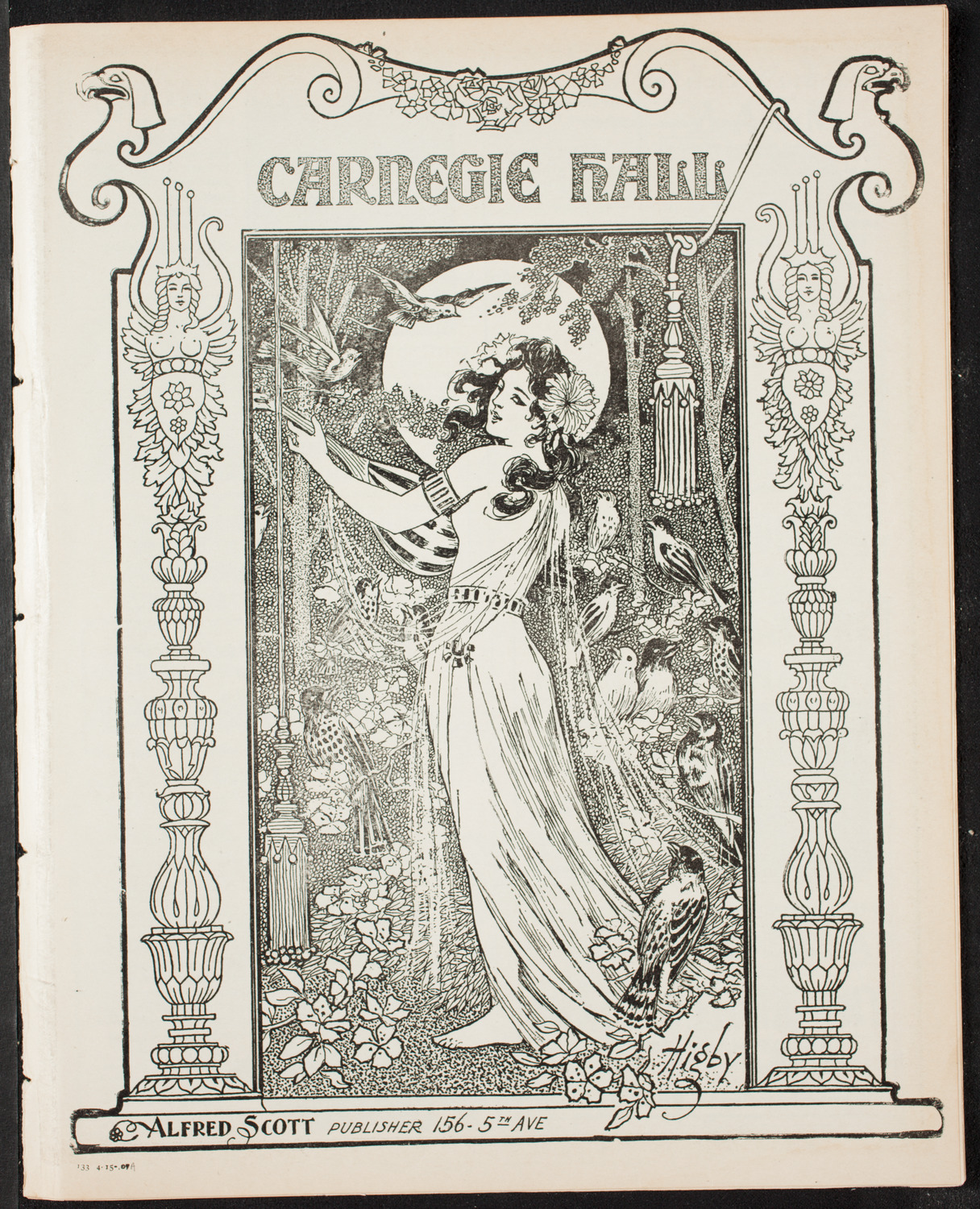 National Arbitration and Peace Congress, April 15, 1907, program page 1