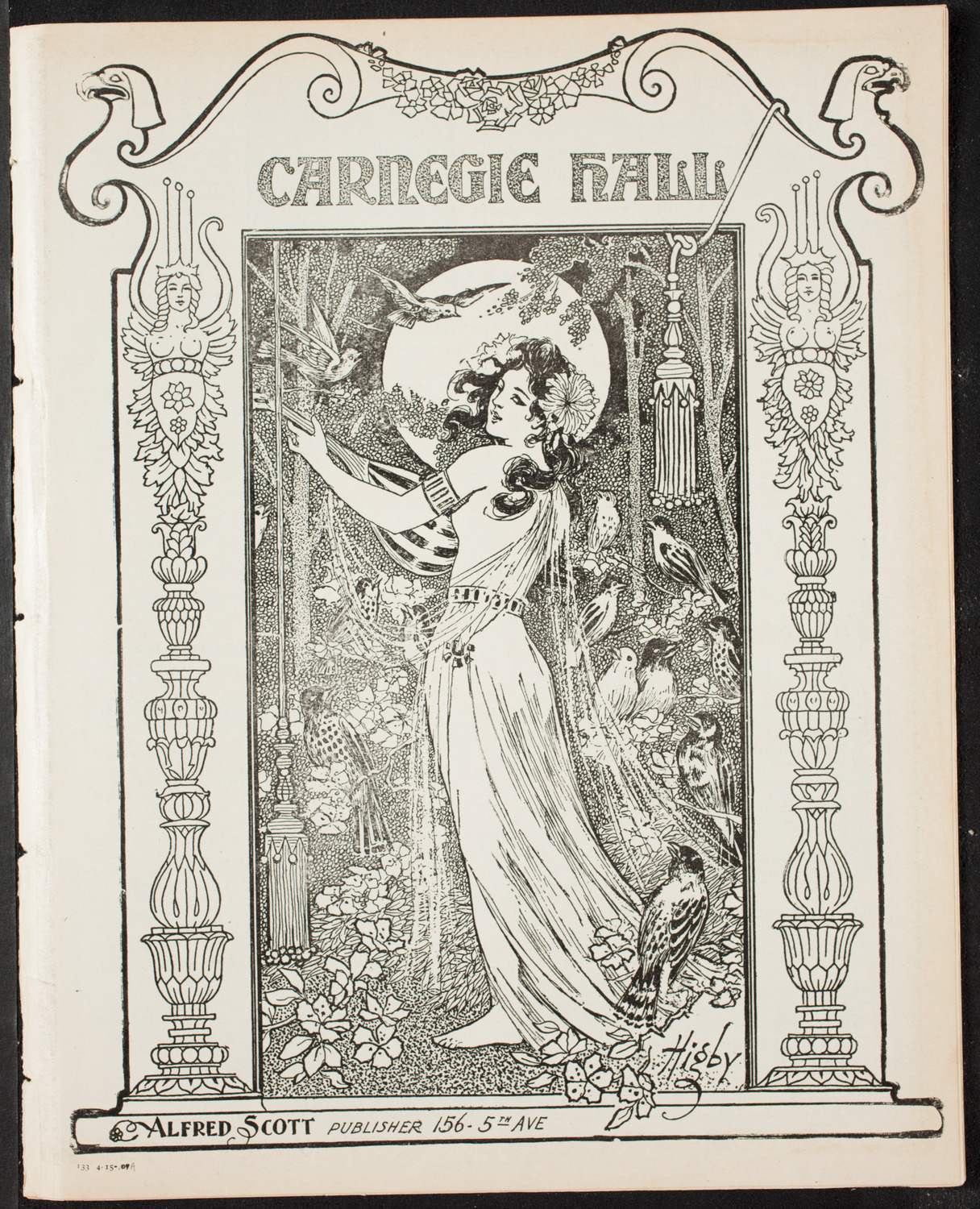 National Arbitration and Peace Congress, April 15, 1907, program page 1
