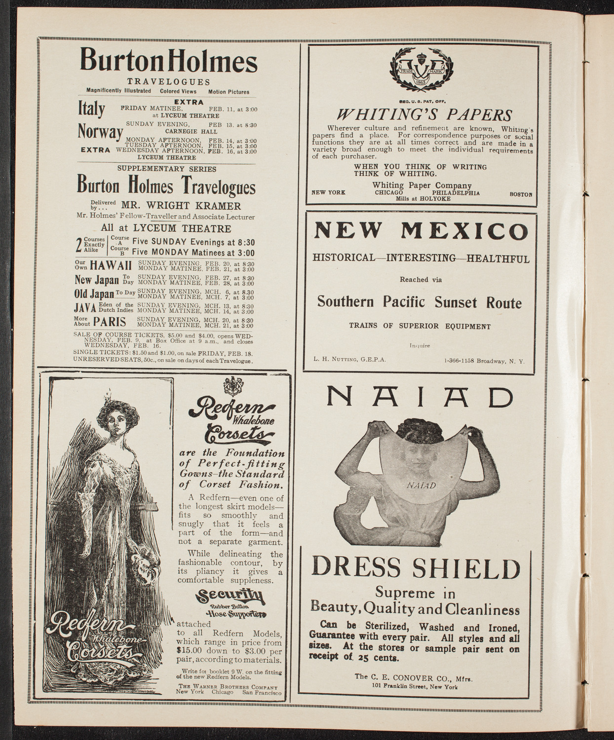 German Liederkranz, February 12, 1910, program page 2