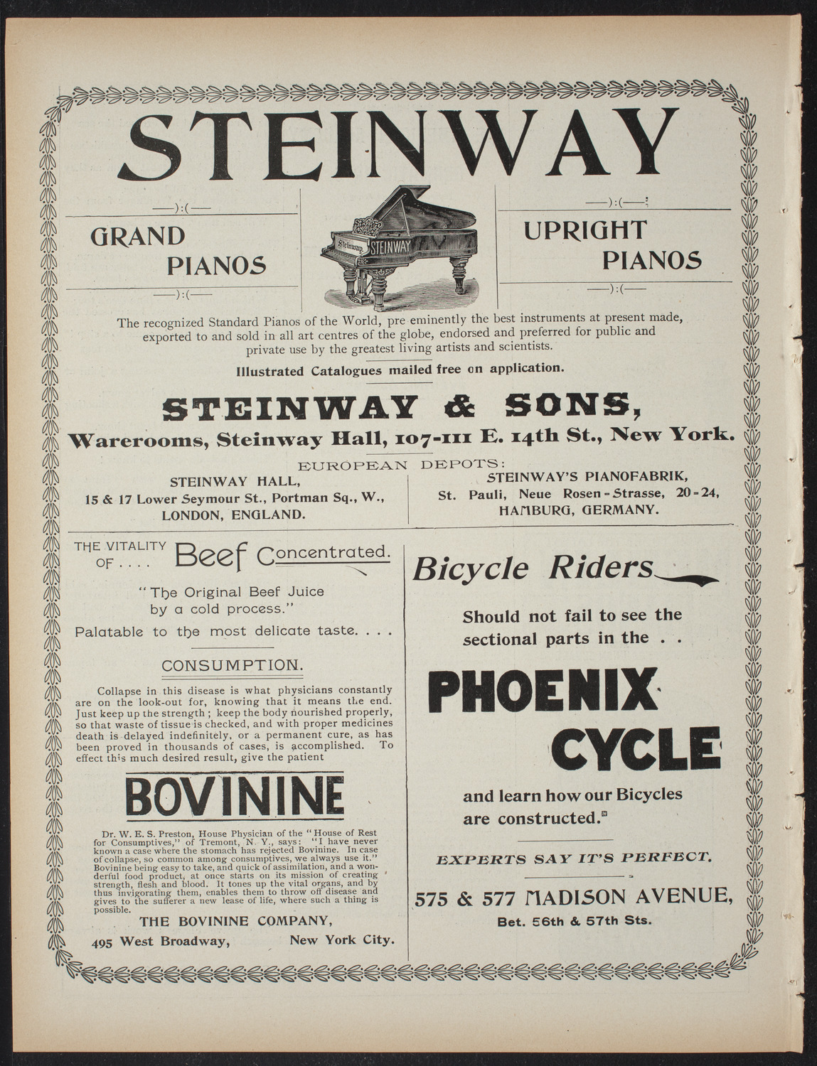Anna Warren Story, April 9, 1897, program page 8