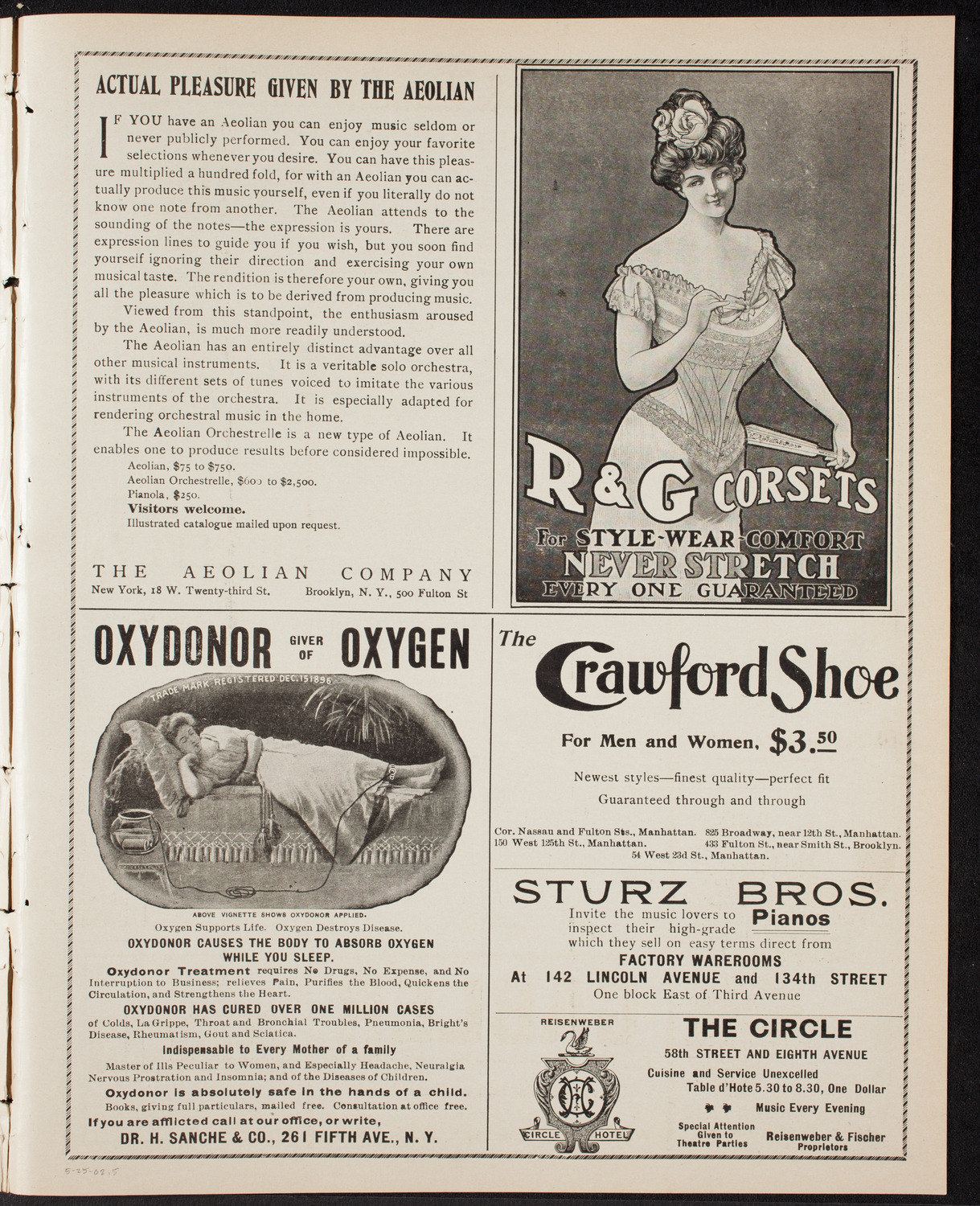 New York Festival Chorus and Orchestra, May 25, 1902, program page 9