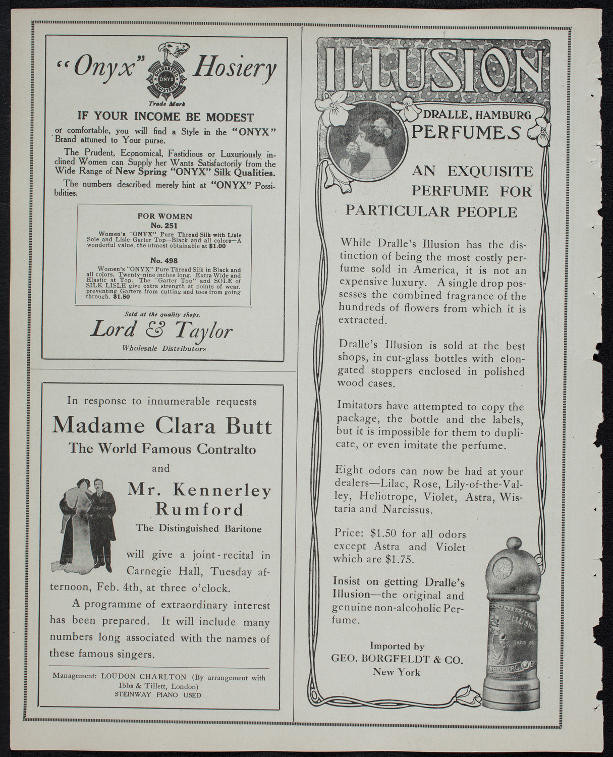 Motion Picture Lecture by Col. Charles J. "Buffalo" Jones, January 29, 1913, program page 8