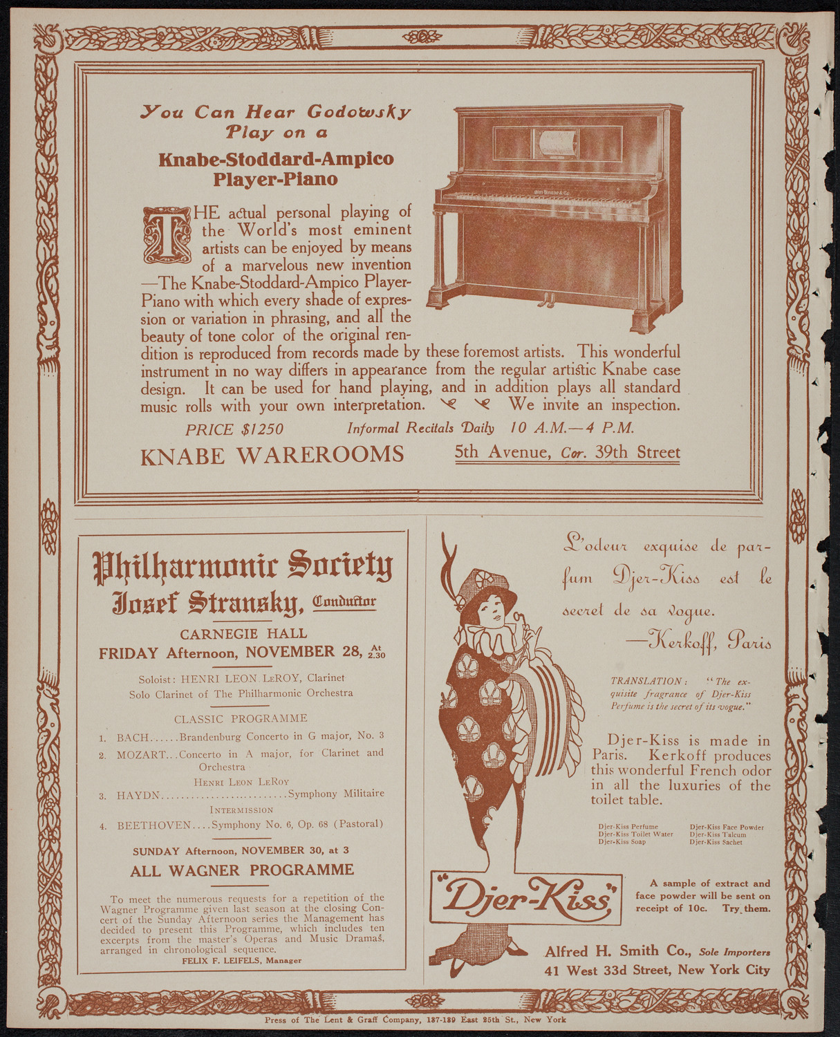 Elmendorf Lecture: Java, November 24, 1913, program page 12