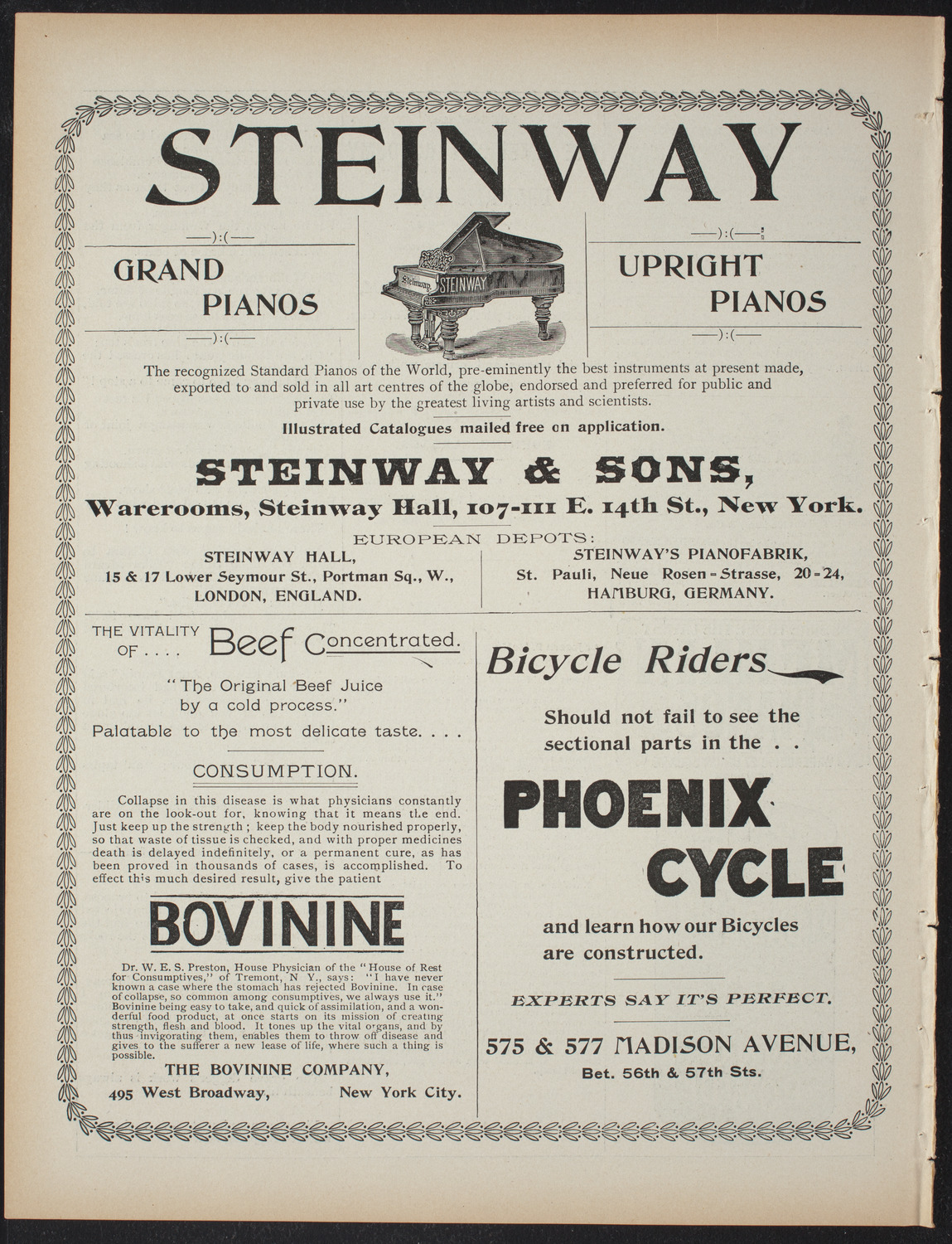 Mt. Holyoke College Glee and Banjo Clubs, March 26, 1897, program page 8