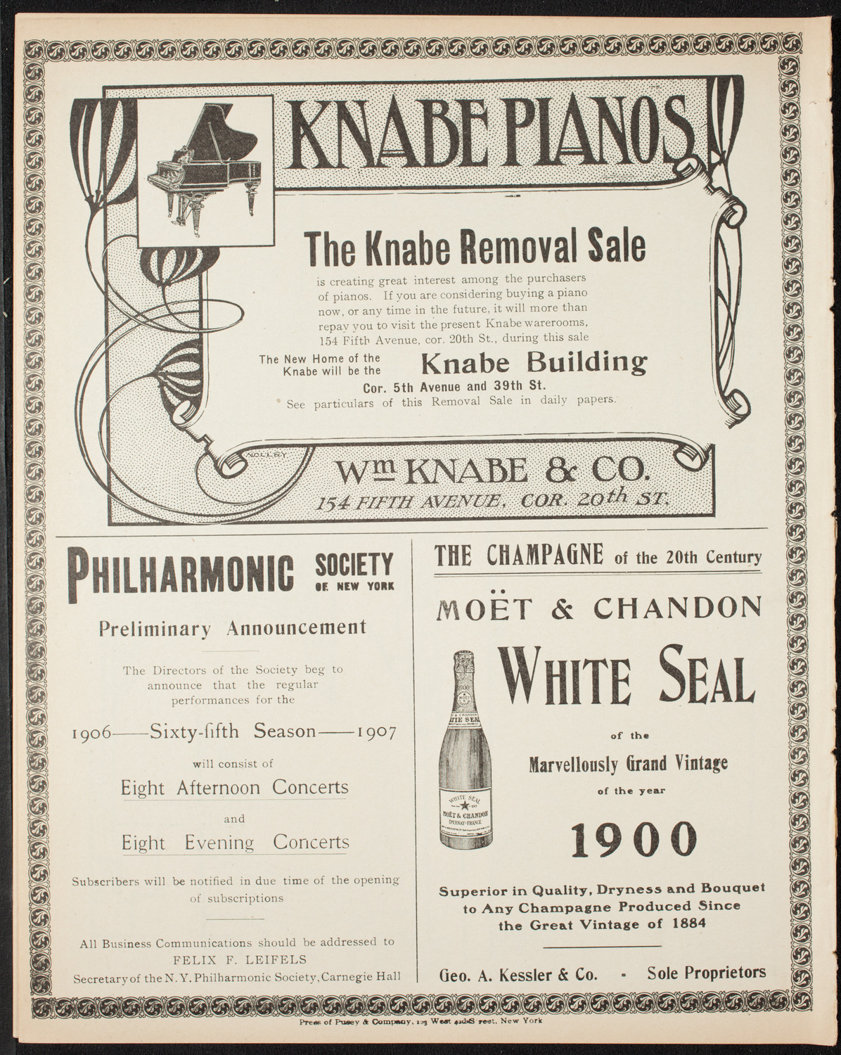 Men's Mass Meeting/ New York Festival Chorus and Orchestra, May 6, 1906, program page 12