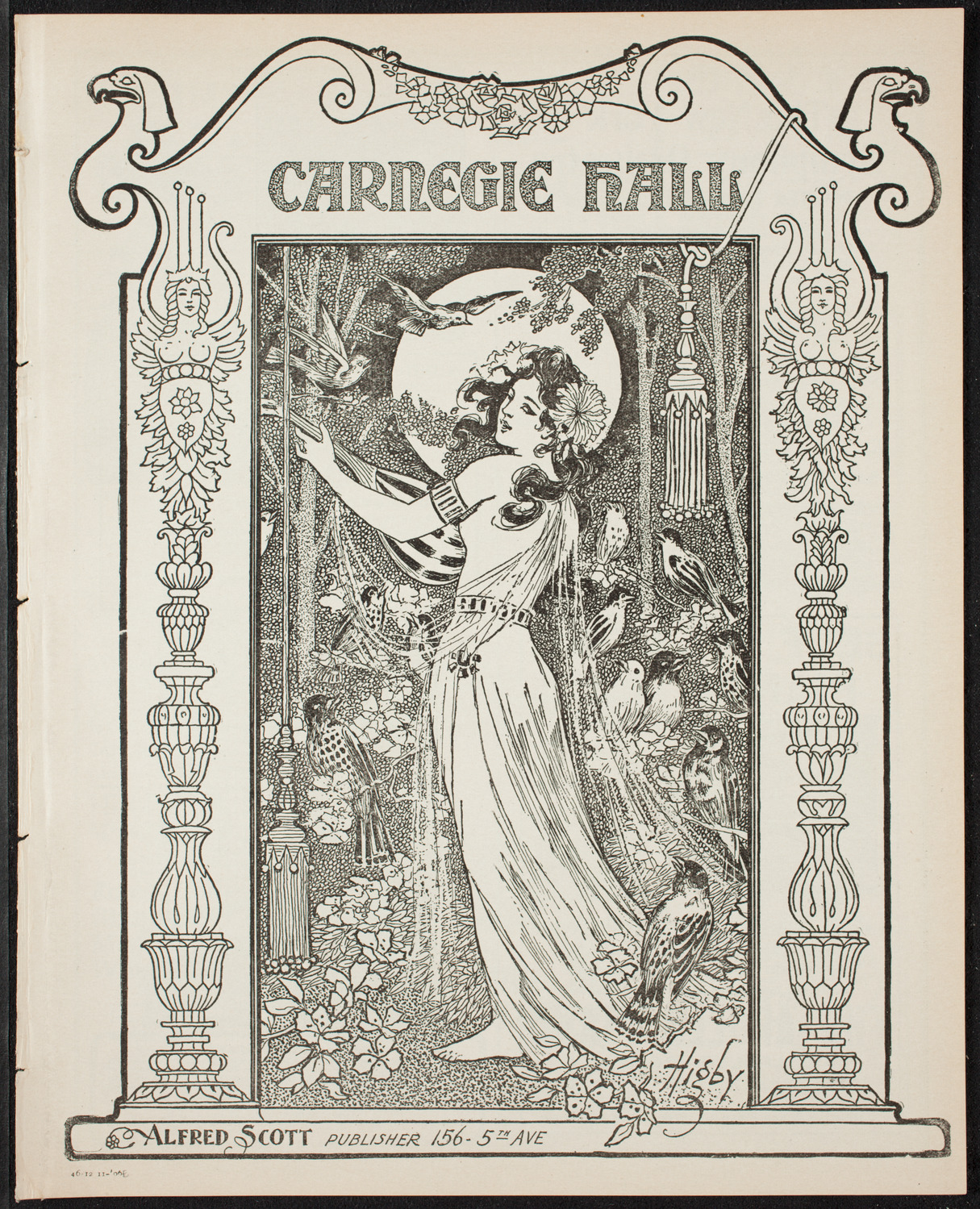 New York Banks' Glee Club, December 11, 1906, program page 1