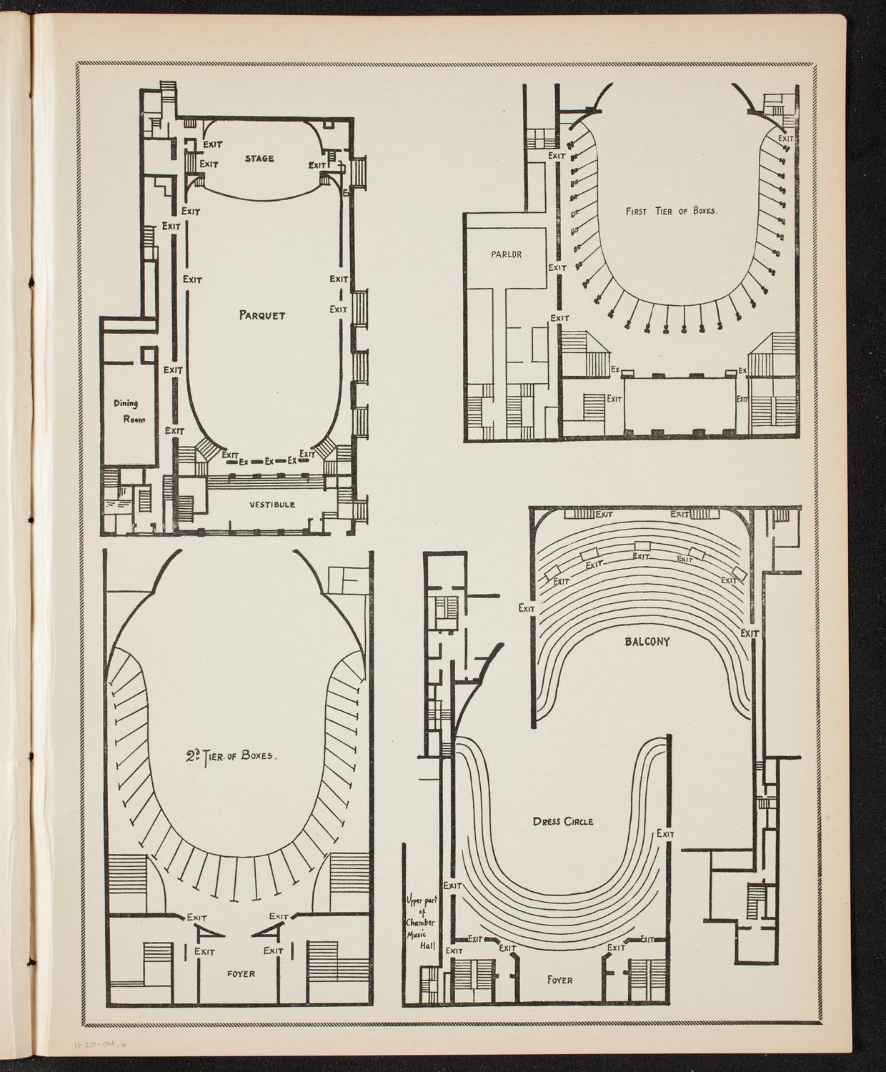 Marie Herites, Violin, November 20, 1904, program page 11