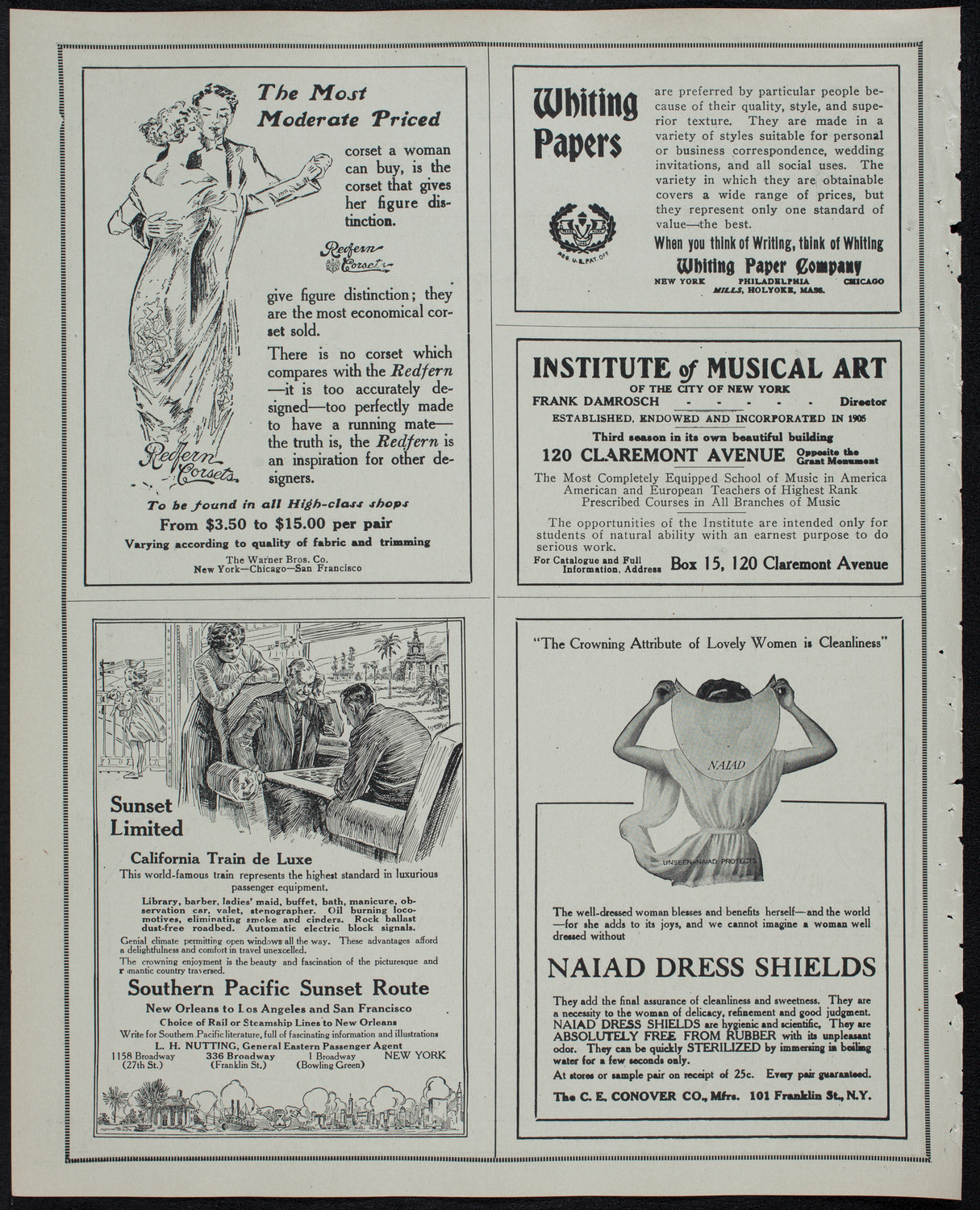 Jewish Philharmonic Society, March 24, 1913, program page 2