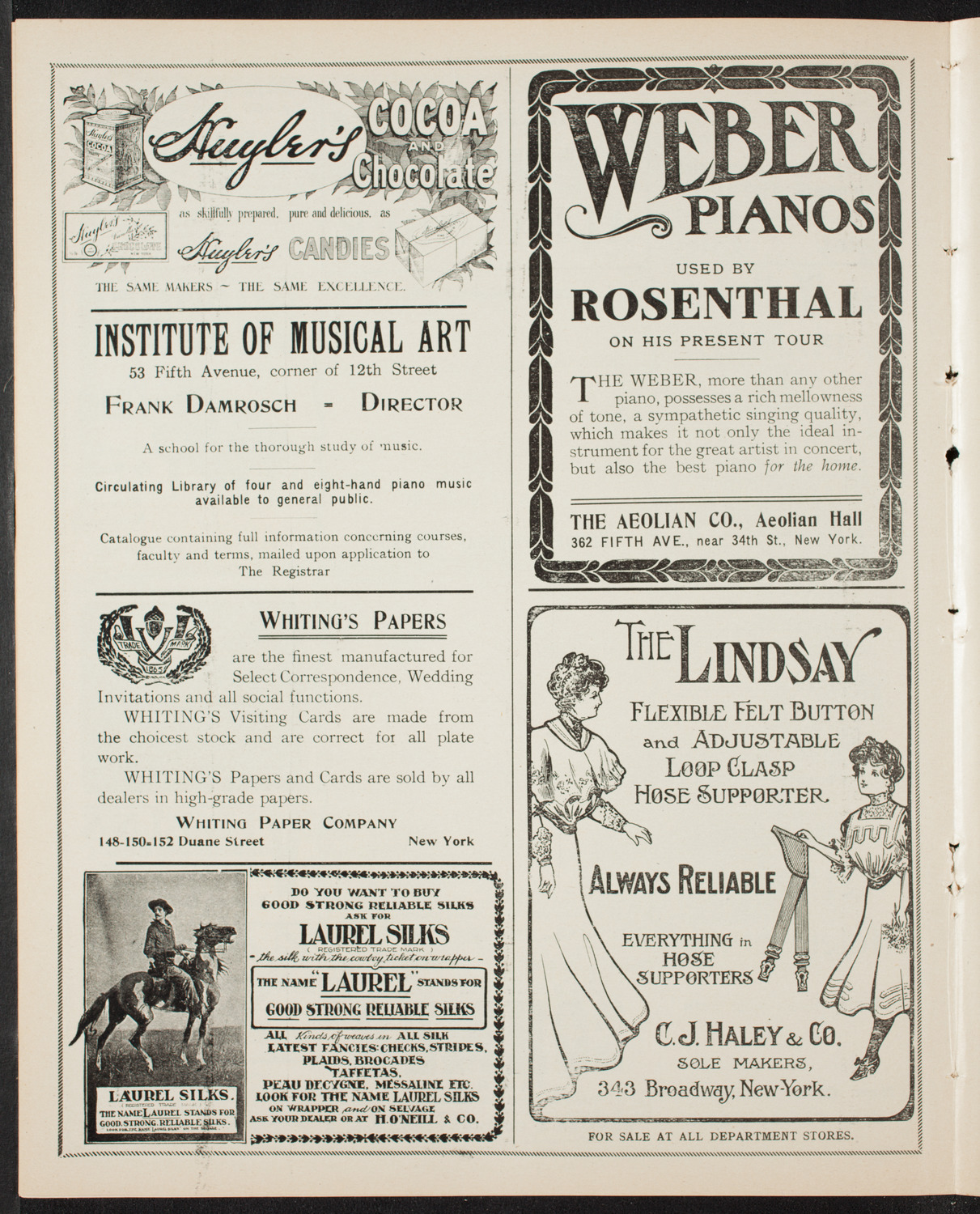 Boston Symphony Orchestra, February 23, 1907, program page 6