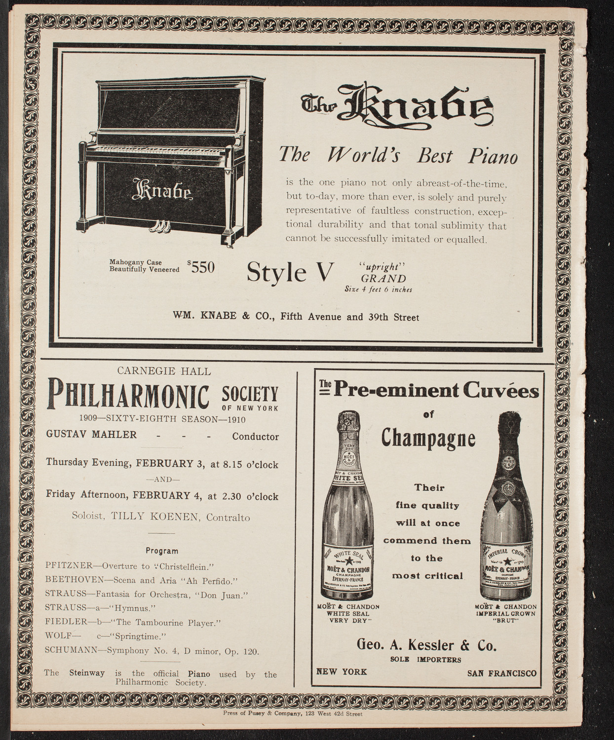 Meeting: The Civic Forum, February 1, 1910, program page 12