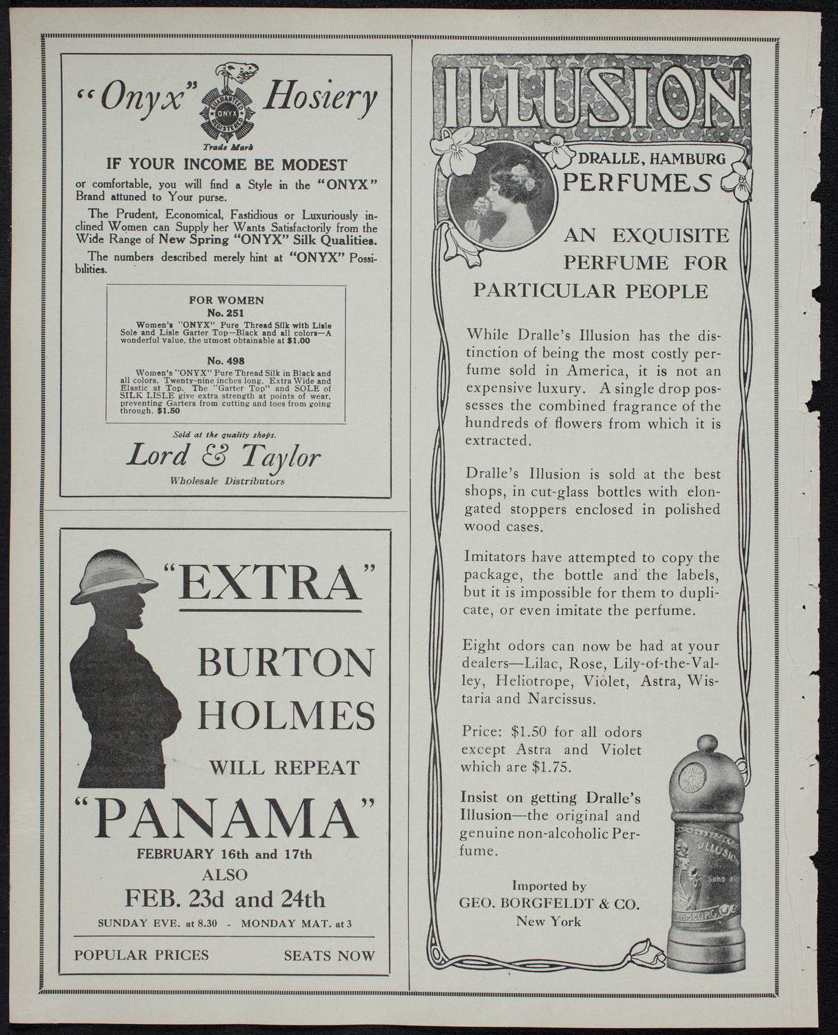 Burton Holmes Travelogue: Burma and Ceylon, February 9, 1913, program page 8