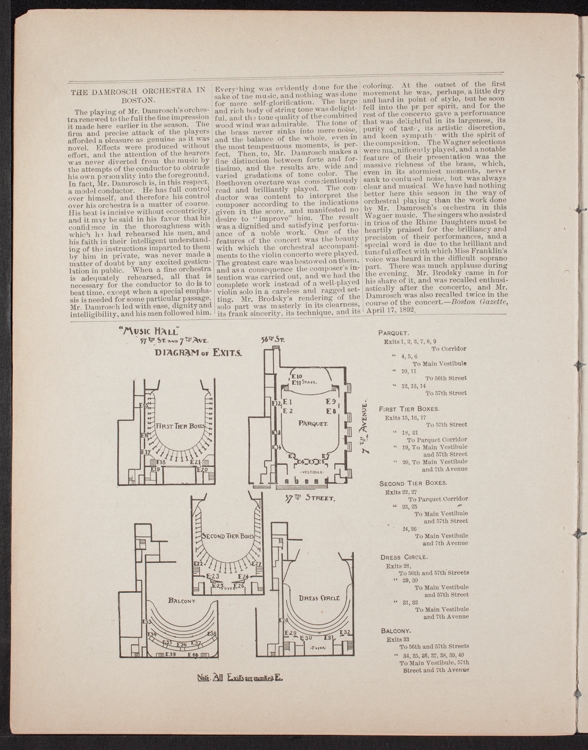 Students of New York College of Music, April 22, 1892, program page 14