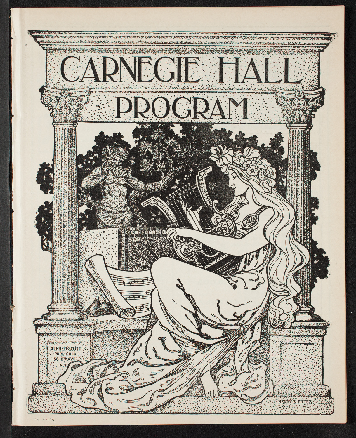 People's Symphony Concert, April 14, 1905, program page 1