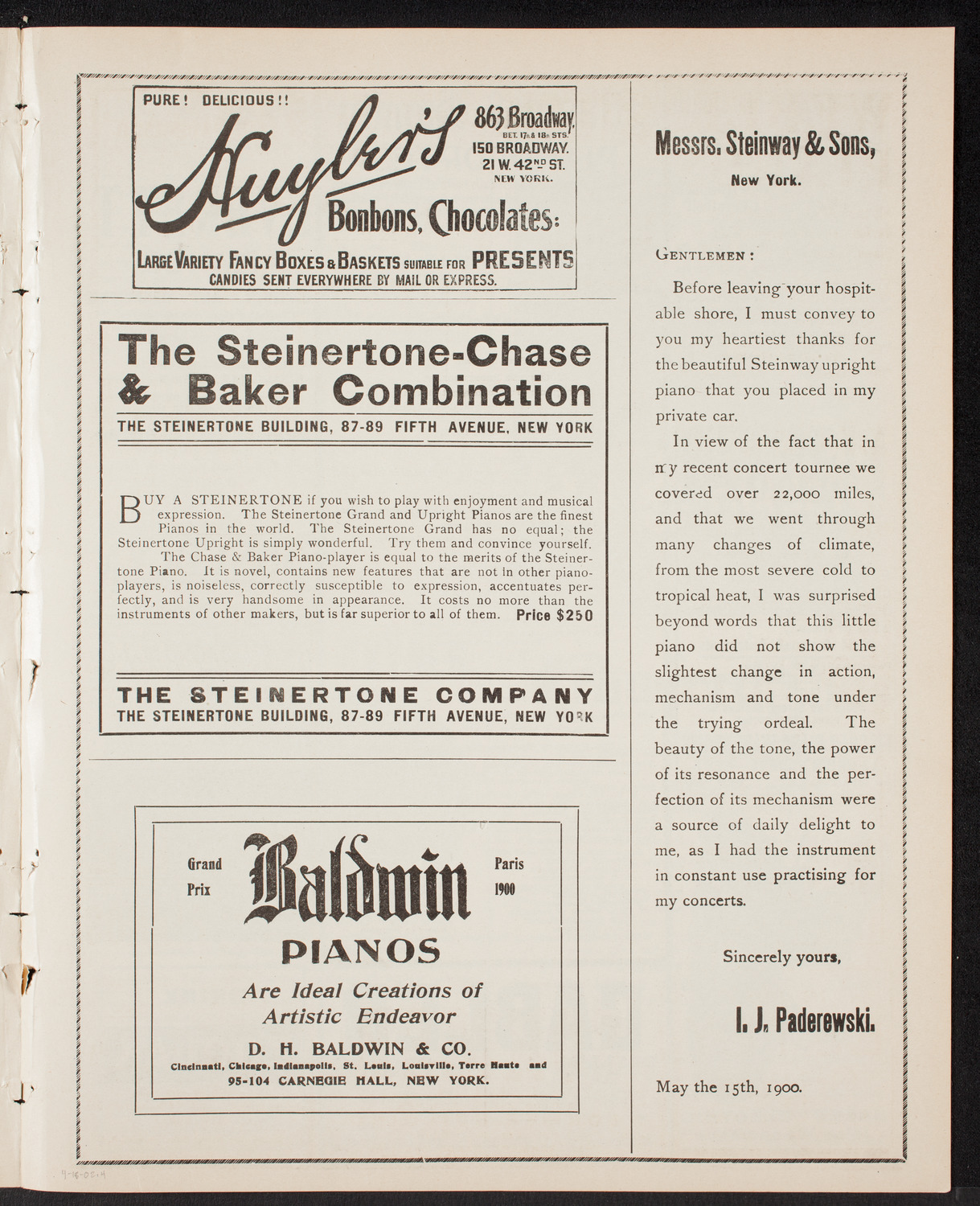 Benefit: Mt. Tabor Manual Training and Industrial School, April 18, 1902, program page 7