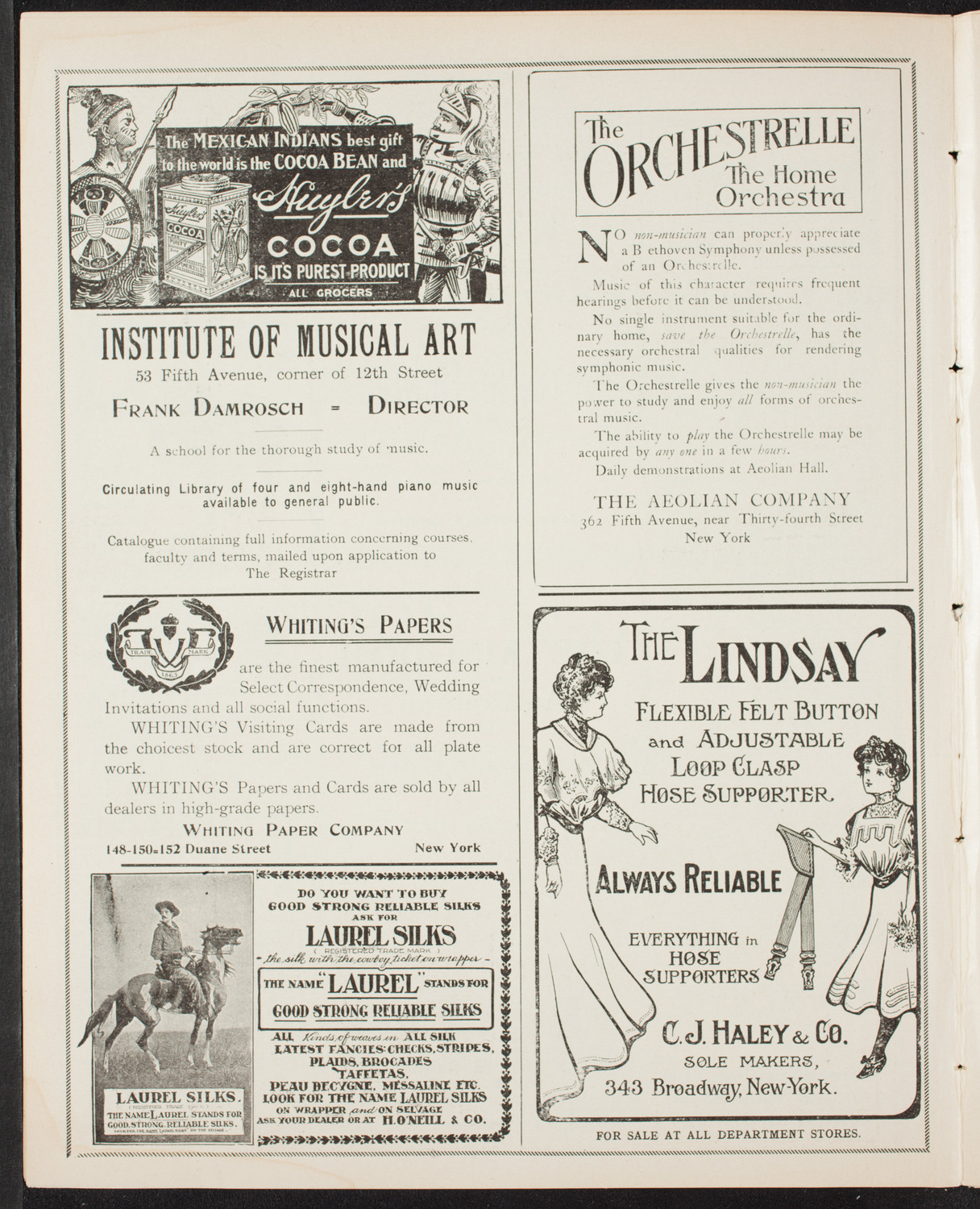 Oratorio Society of New York, March 26, 1907, program page 6