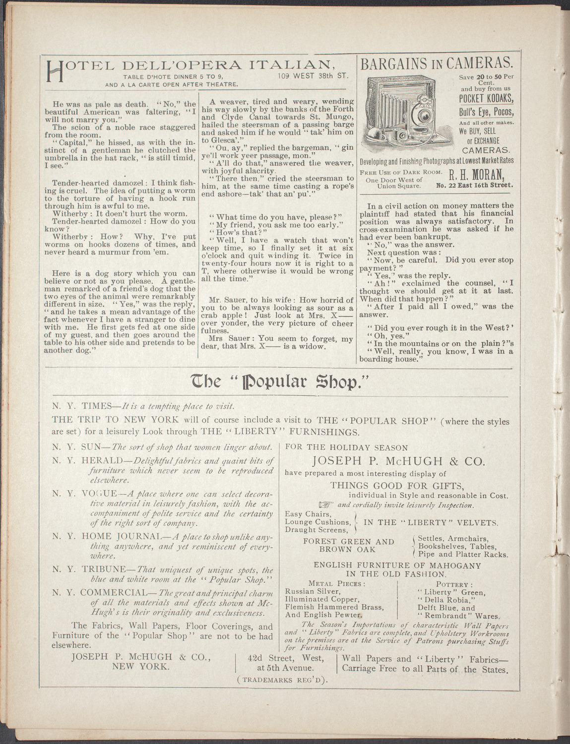 Benefit: Sunnyhour Barefoot Mission, December 1, 1896, program page 6