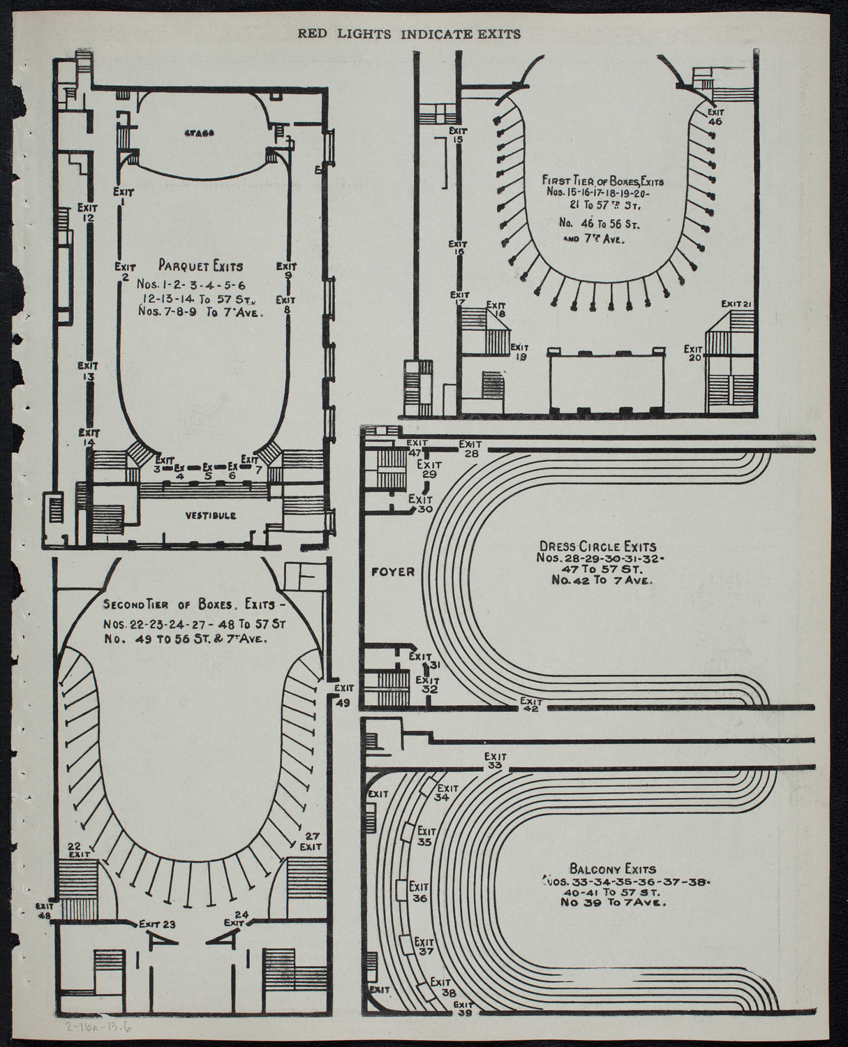 Eugène Ysaÿe, Violin, February 16, 1913, program page 11