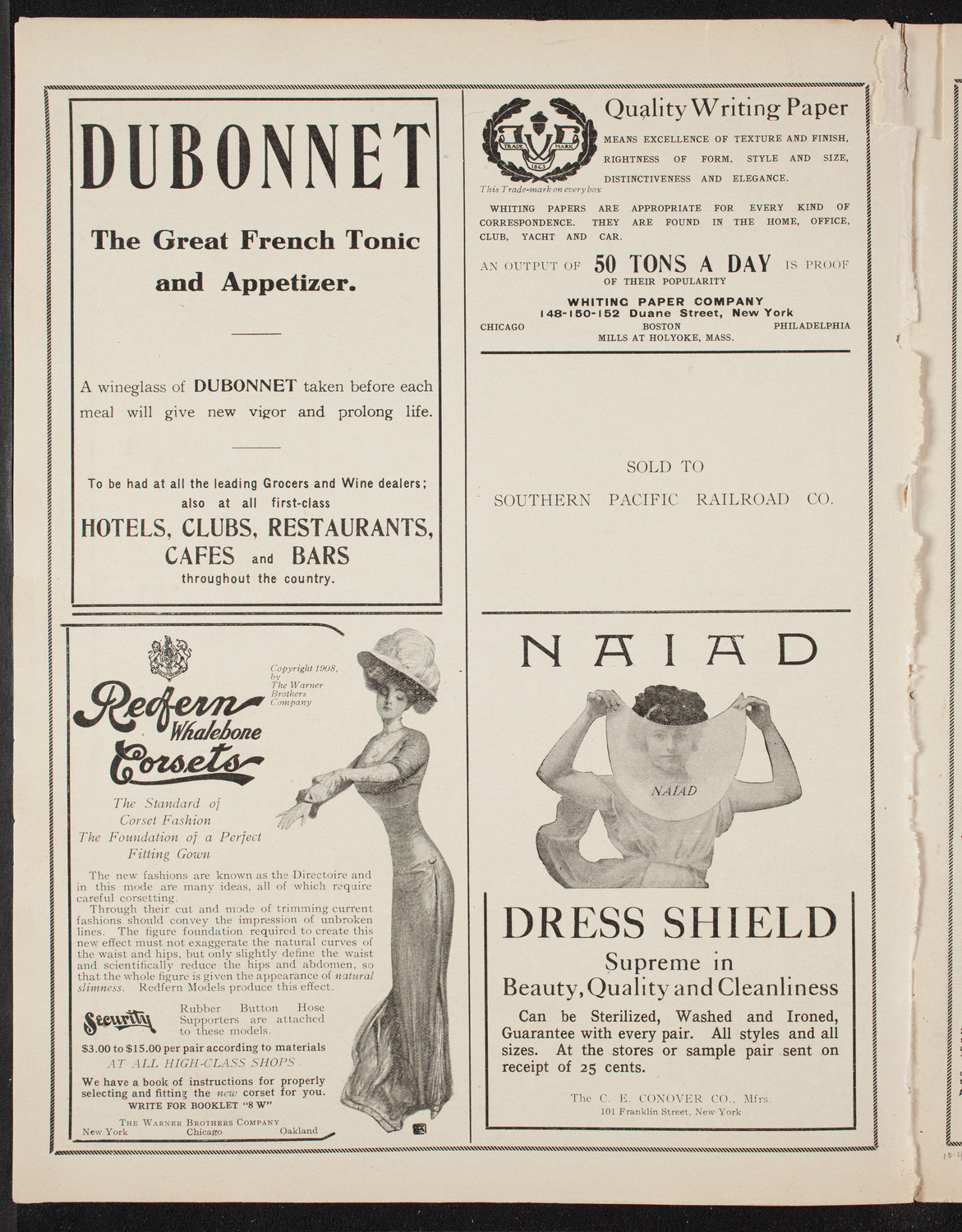 David Bispham, Baritone, October 4, 1908, program page 2