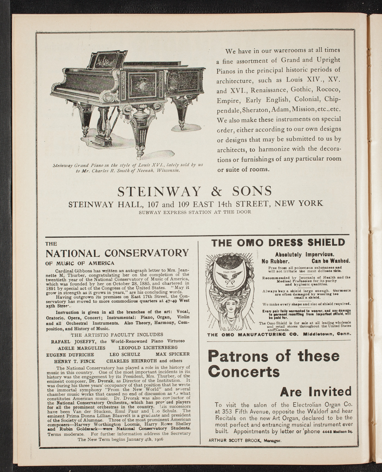Victor Herbert's Orchestra, December 31, 1905, program page 4