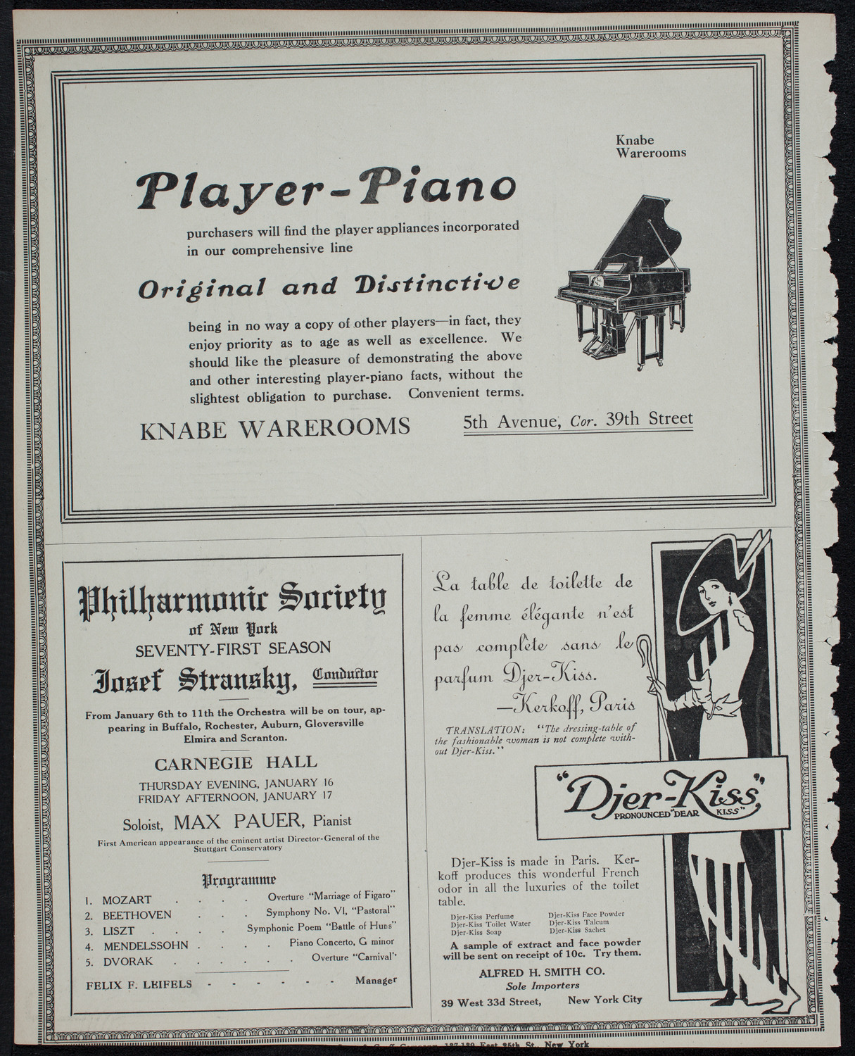 MacDowell Chorus, January 8, 1913, program page 12
