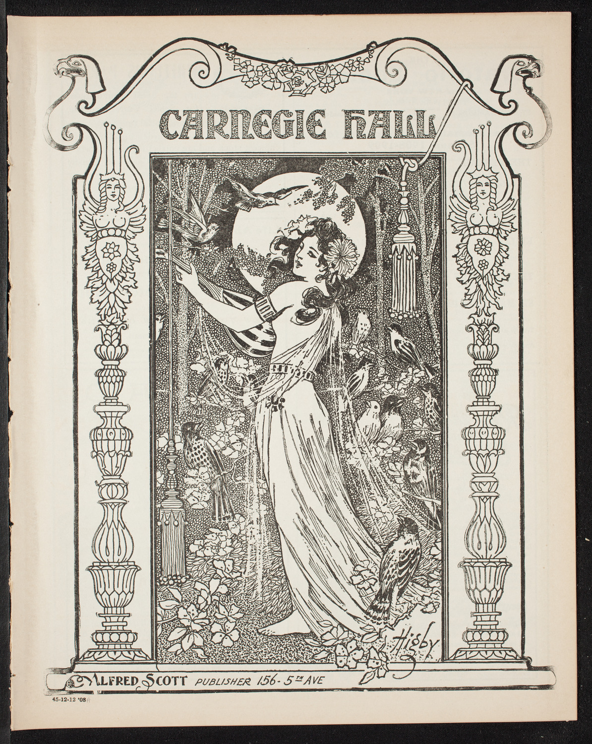 Fannie Bloomfield Zeisler, Piano, December 12, 1908, program page 1