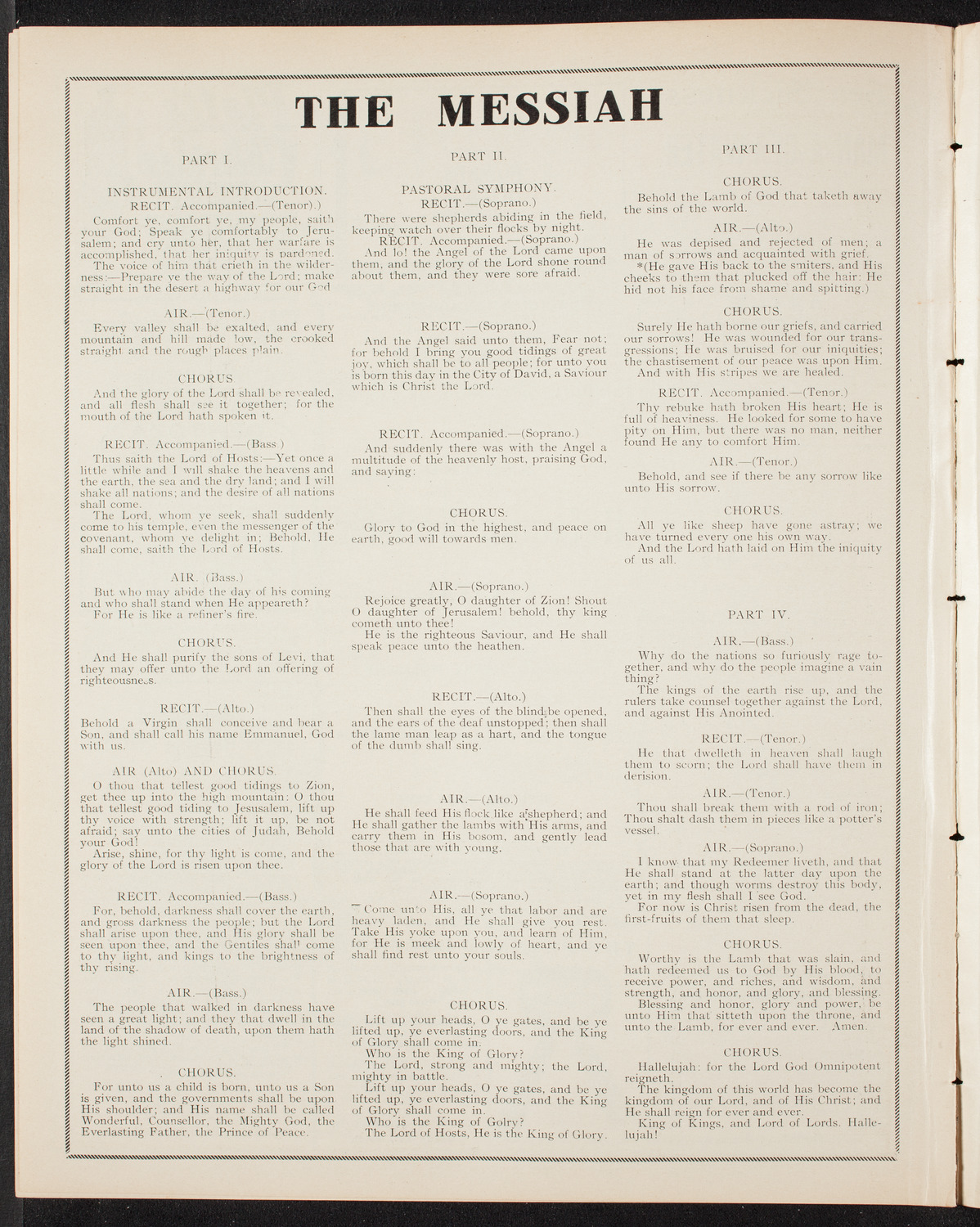 New York Festival Chorus and Orchestra, April 19, 1908, program page 10