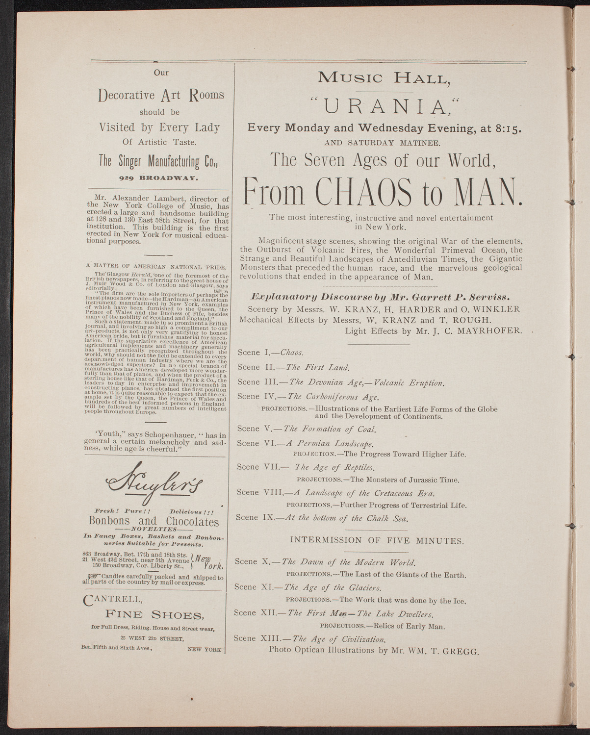 Damrosch Sunday Concert, April 24, 1892, program page 4