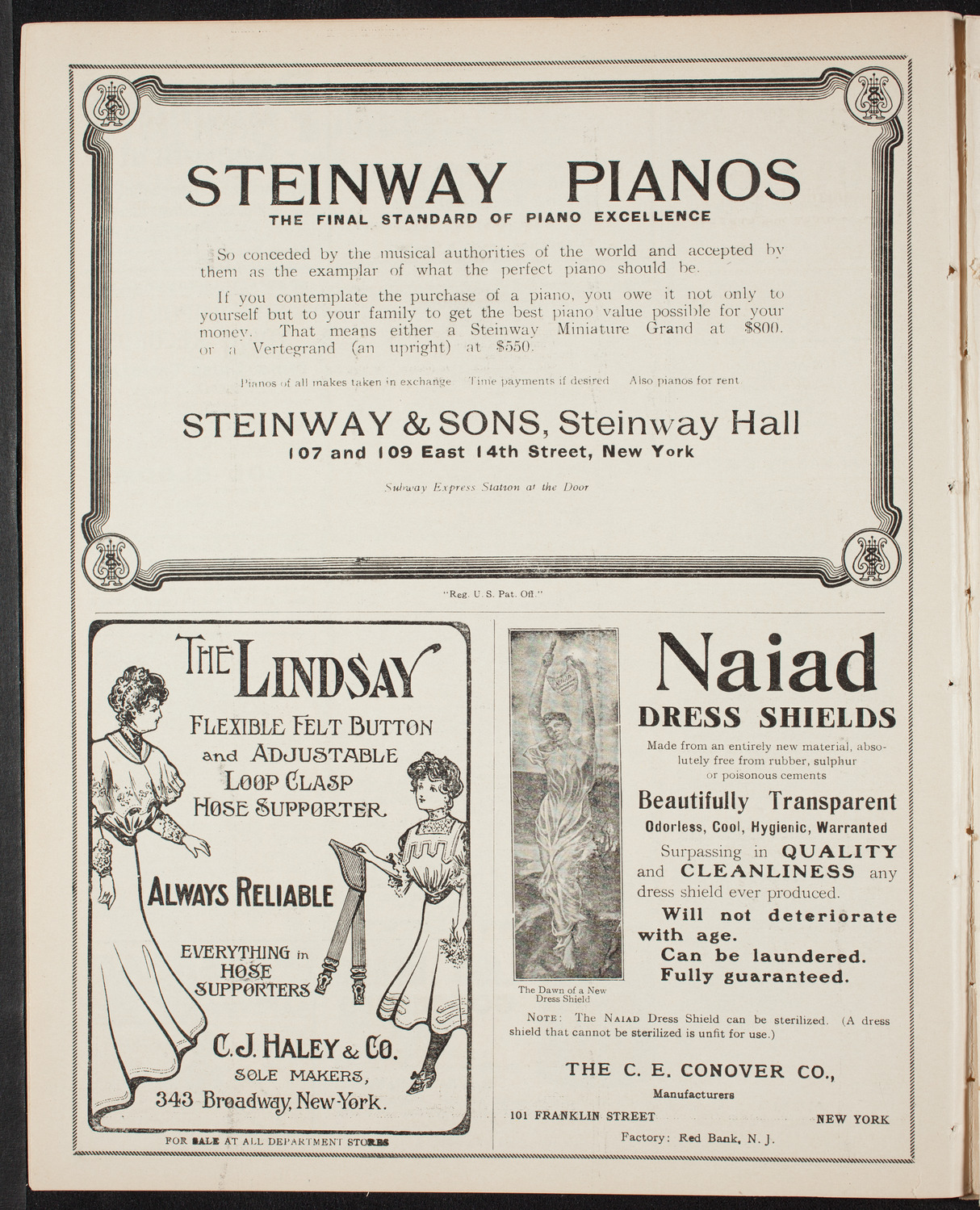 Volpe Symphony Society of New York, January 23, 1908, program page 4