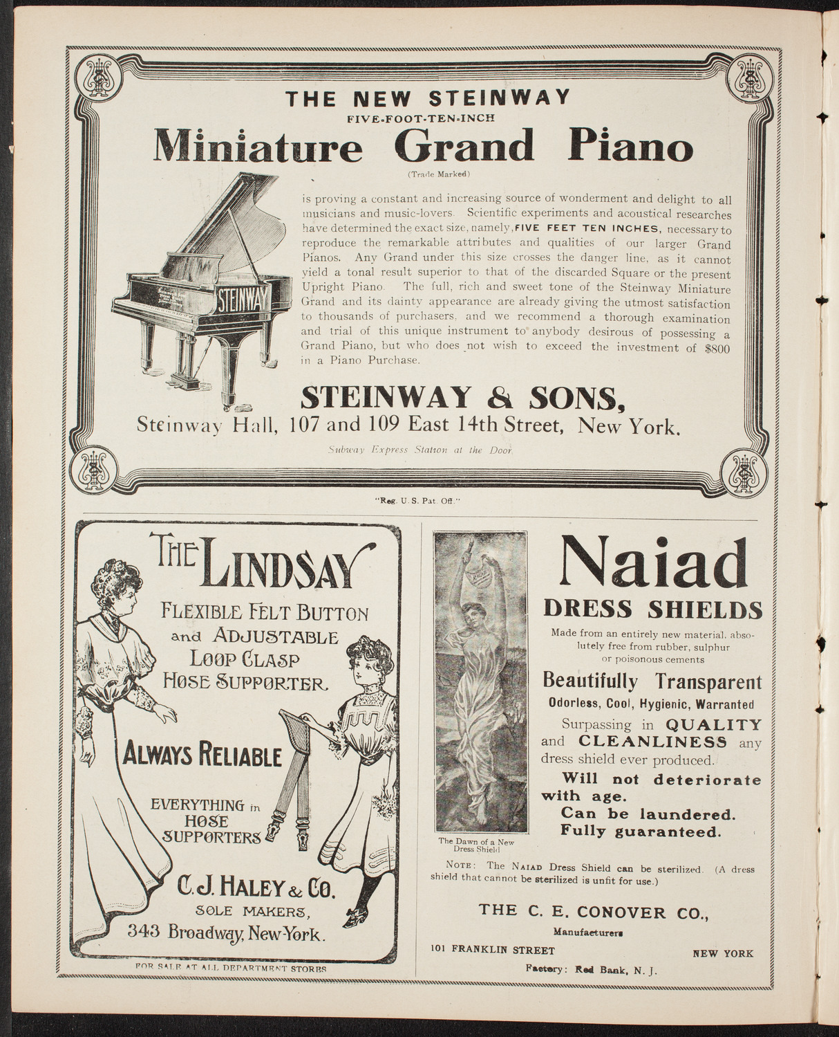 Ernestine Schumann-Heink, Mezzo-Soprano, March 7, 1908, program page 4