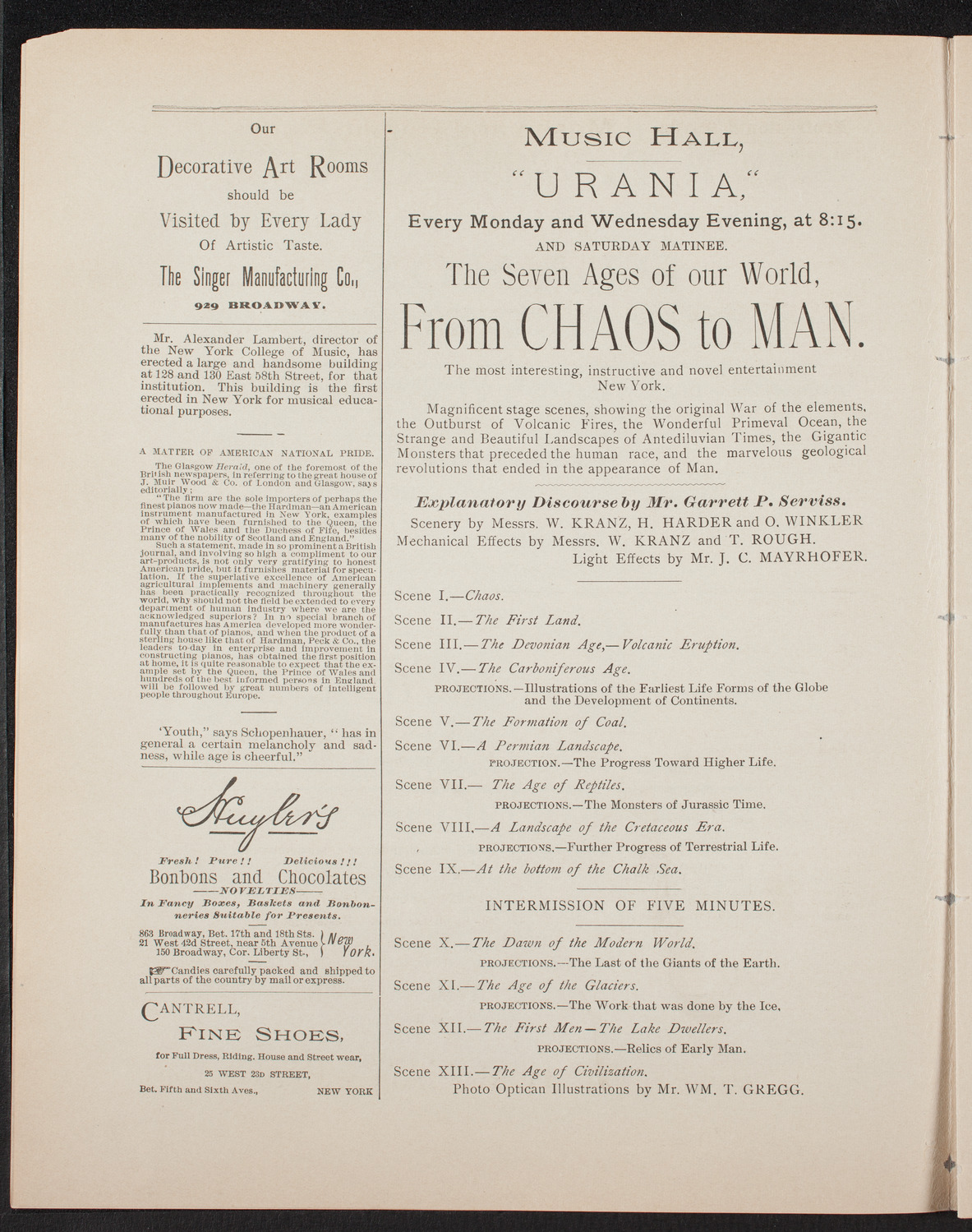 Anna Luella Kelly, April 22, 1892, program page 4