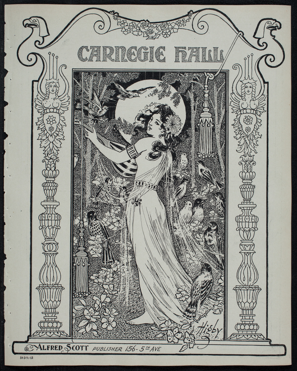 Catholic Oratorio Society, March 9, 1913, program page 1