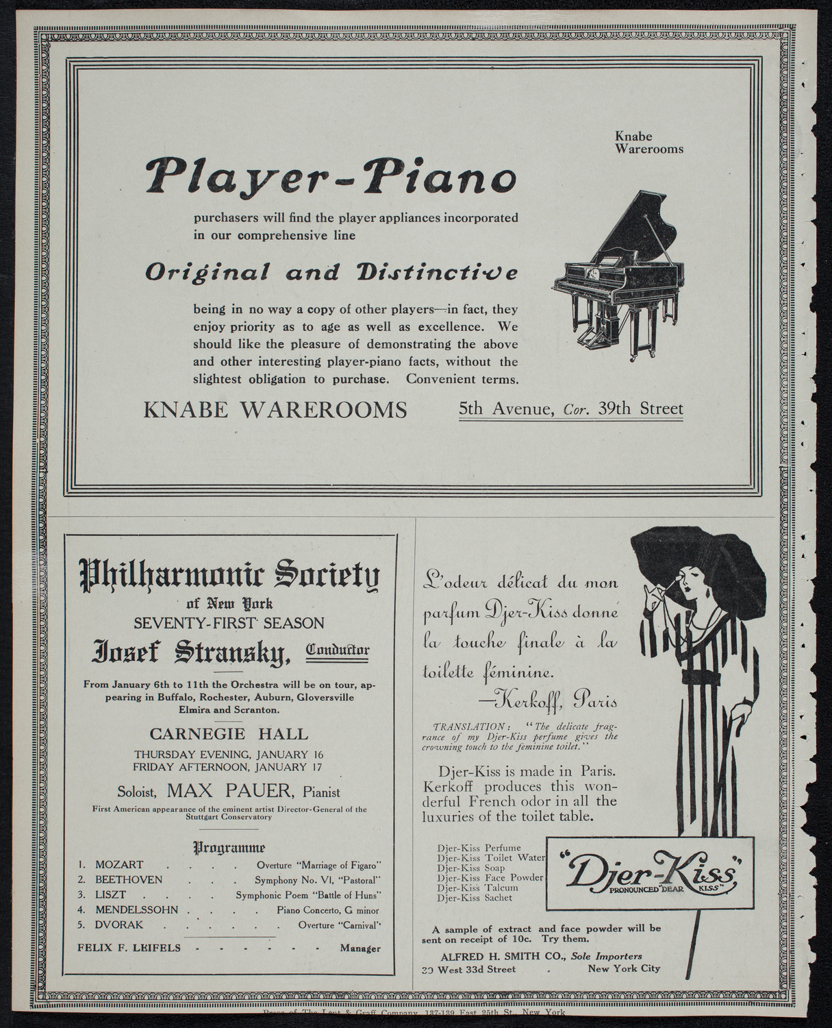 Clara Butt and Kennerley Rumford, January 14, 1913, program page 12