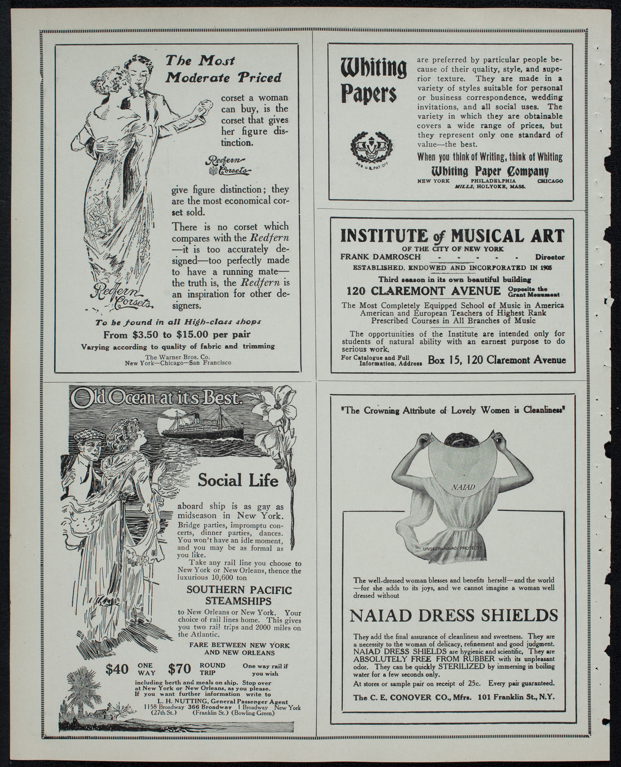 New York Philharmonic, March 2, 1913, program page 2