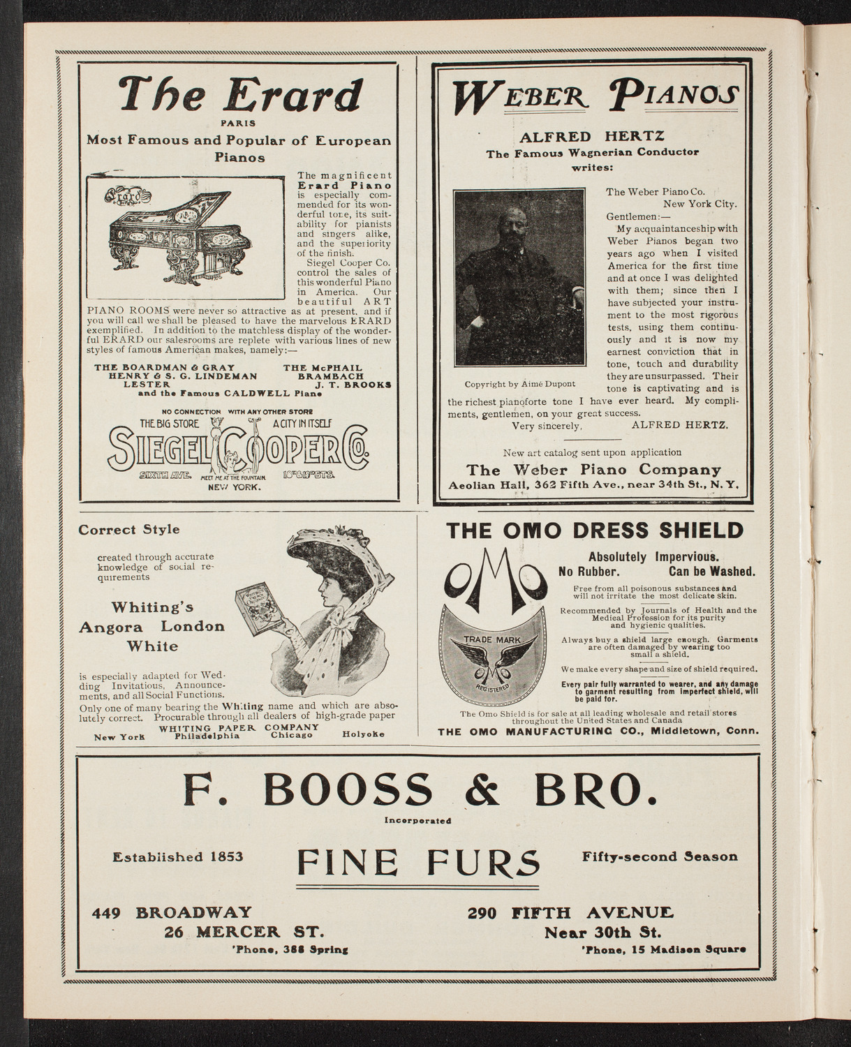 New York Symphony Orchestra, April 2, 1905, program page 6